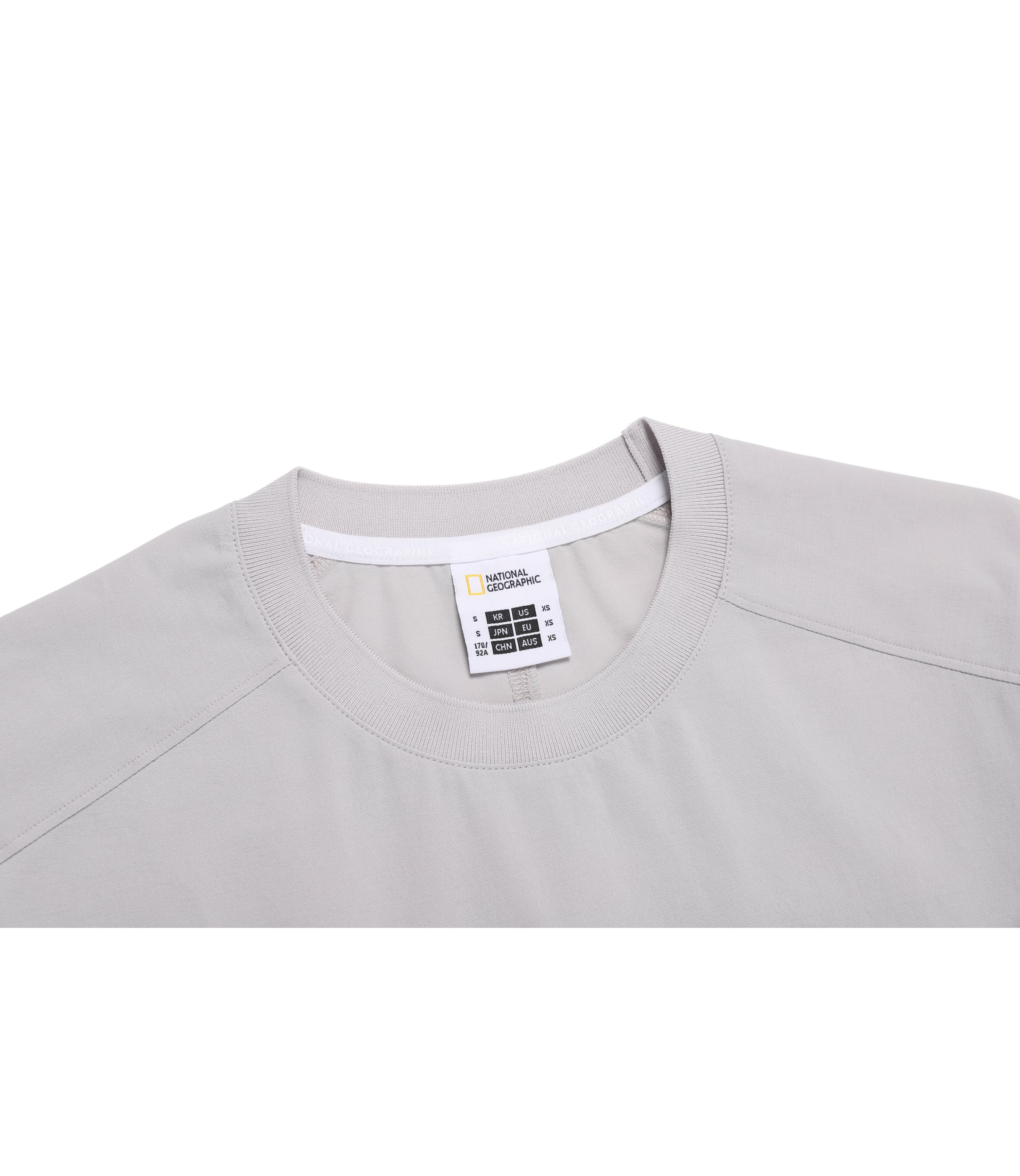 Unisex Frozen Air Semi-Overfit Short Sleeve Tee<br>L/GREY