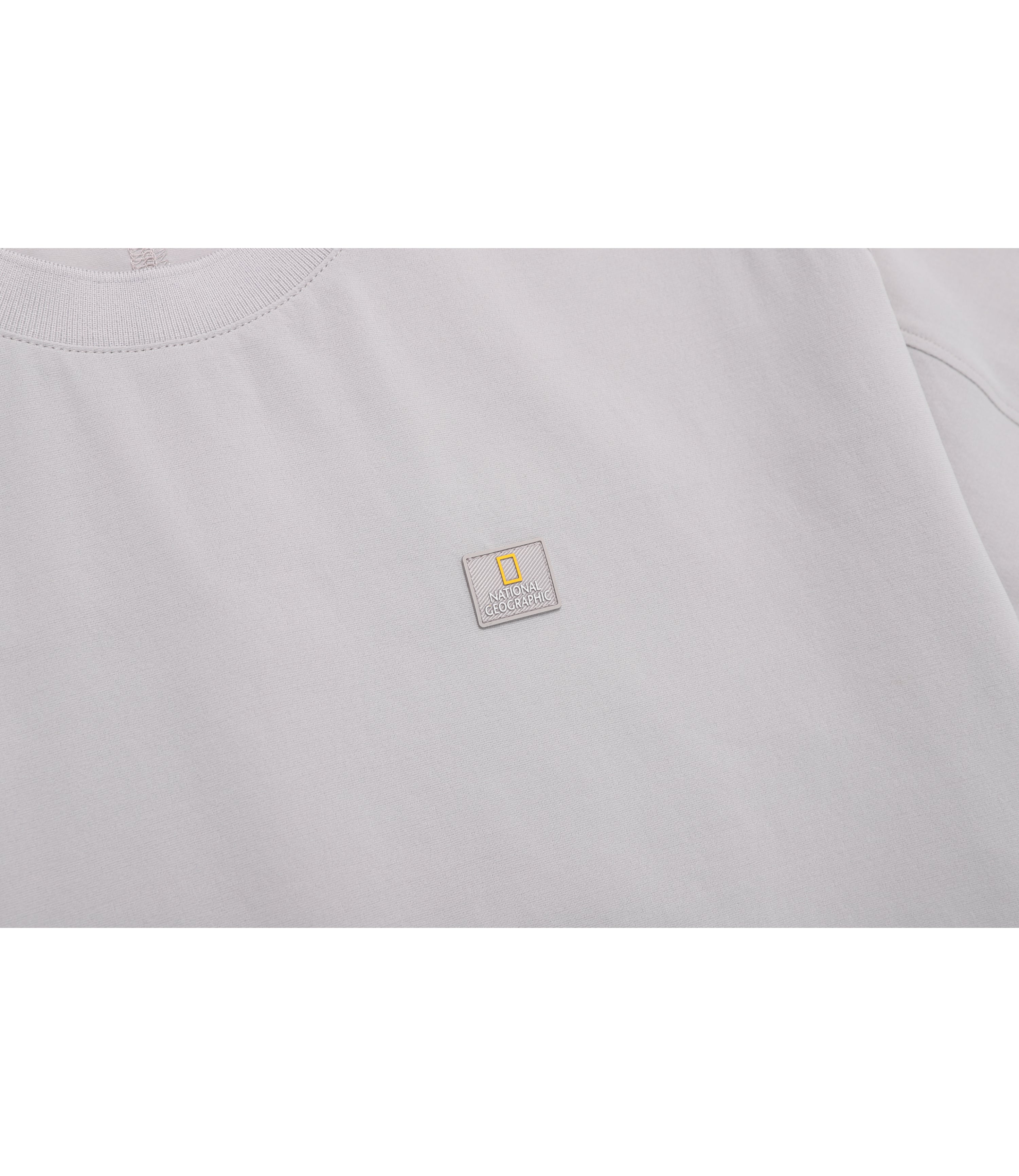 Unisex Frozen Air Semi-Overfit Short Sleeve Tee<br>L/GREY