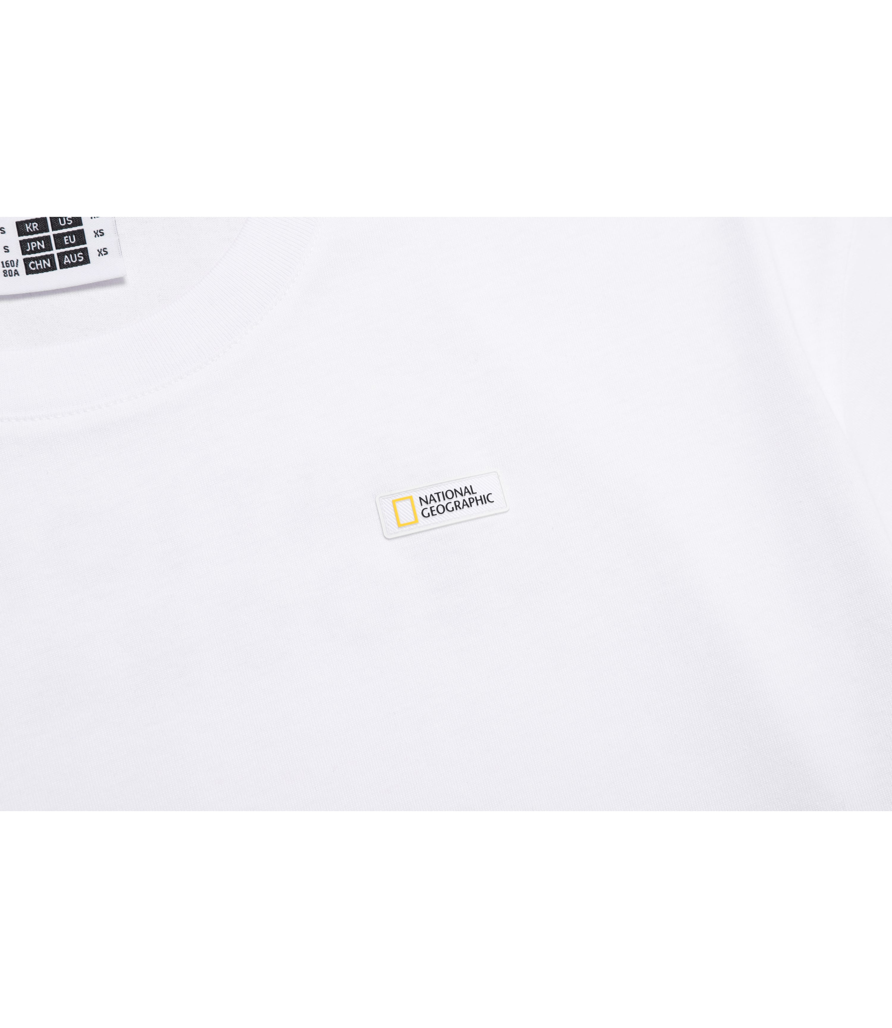 Women's Semi-Crop Regen Short Sleeve Tee<br>WHITE