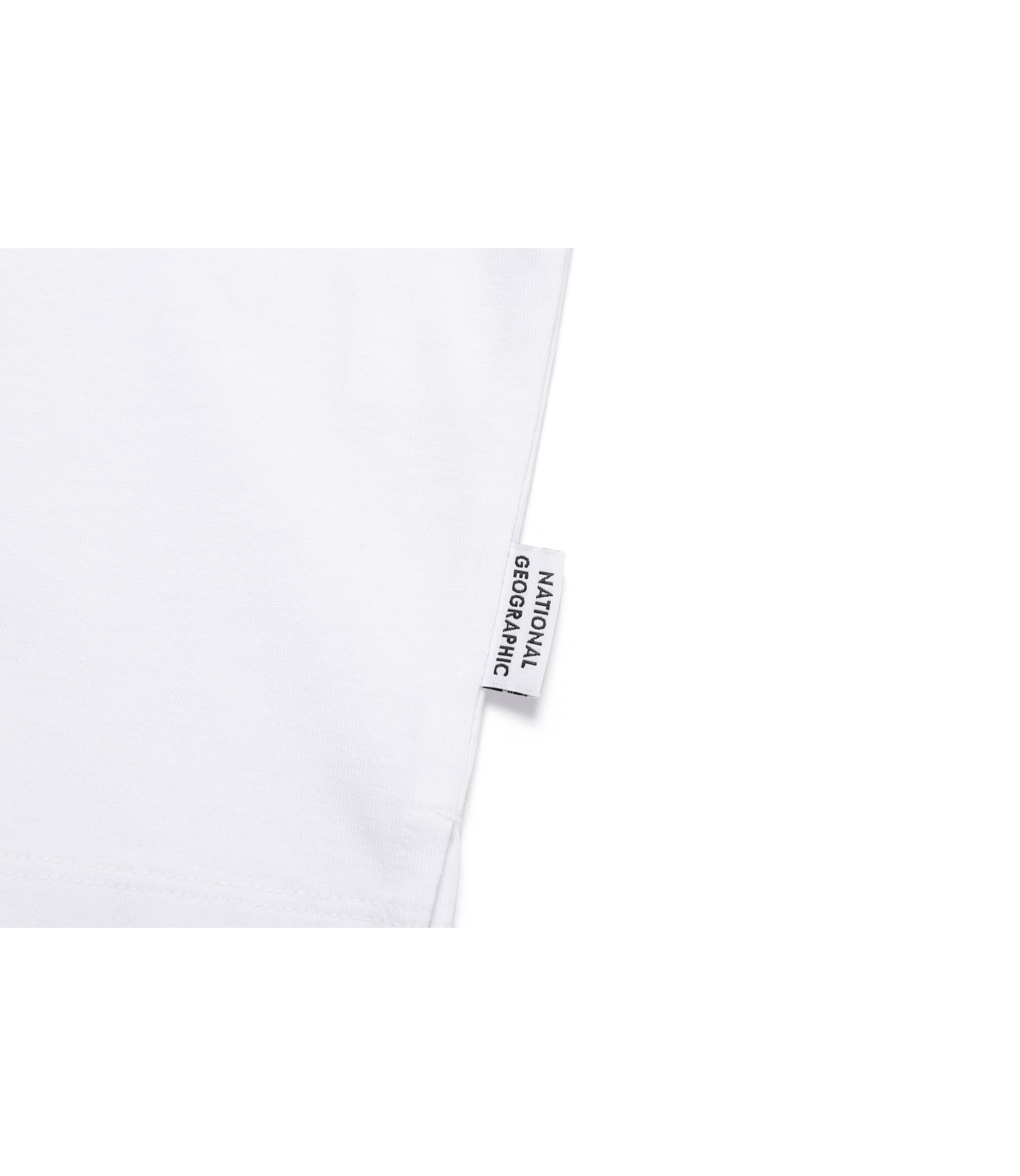 Women's Semi-Crop Regen Short Sleeve Tee<br>WHITE