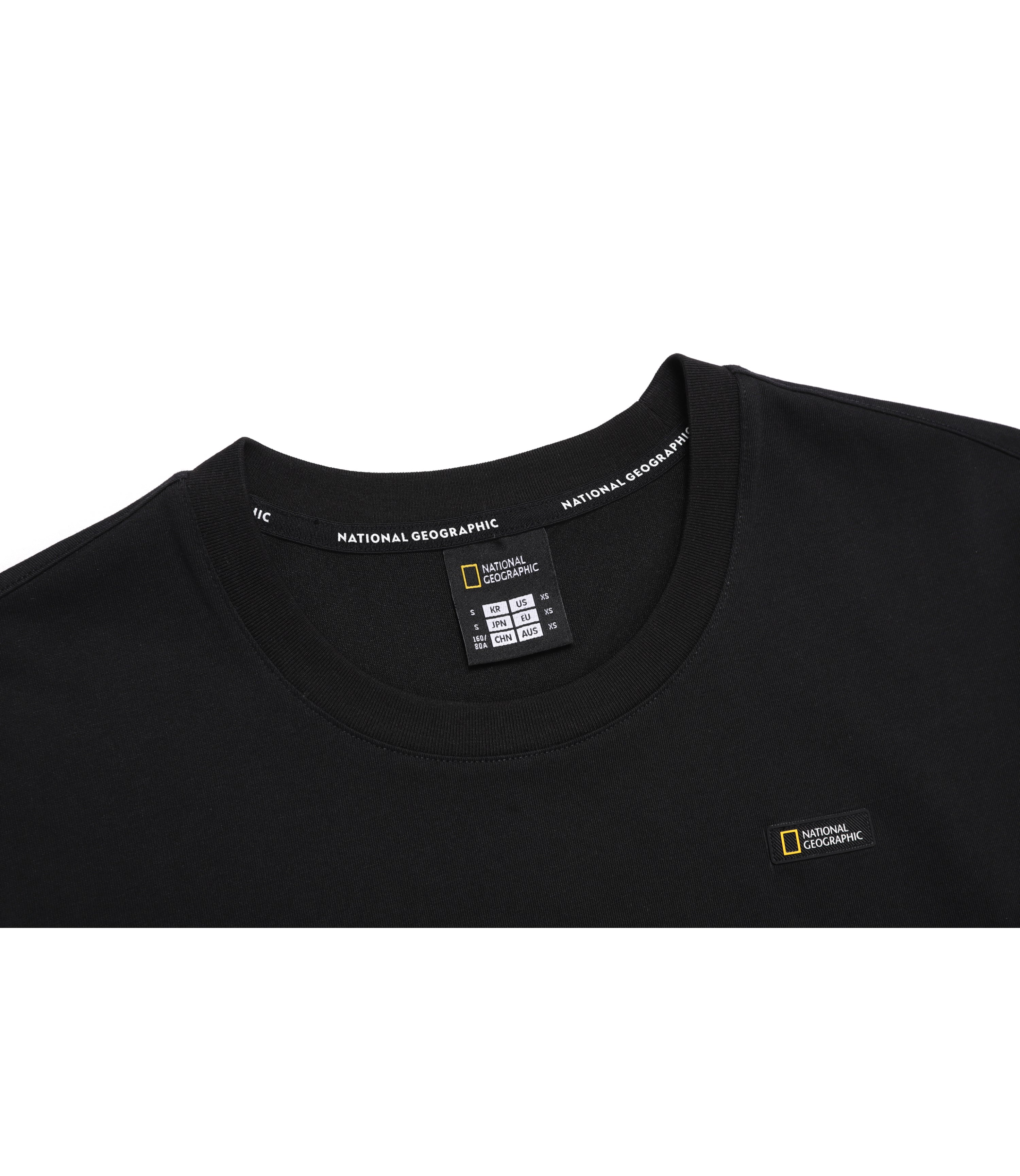 Women's Semi-Crop Regen Short Sleeve Tee<br>CARBON BLACK