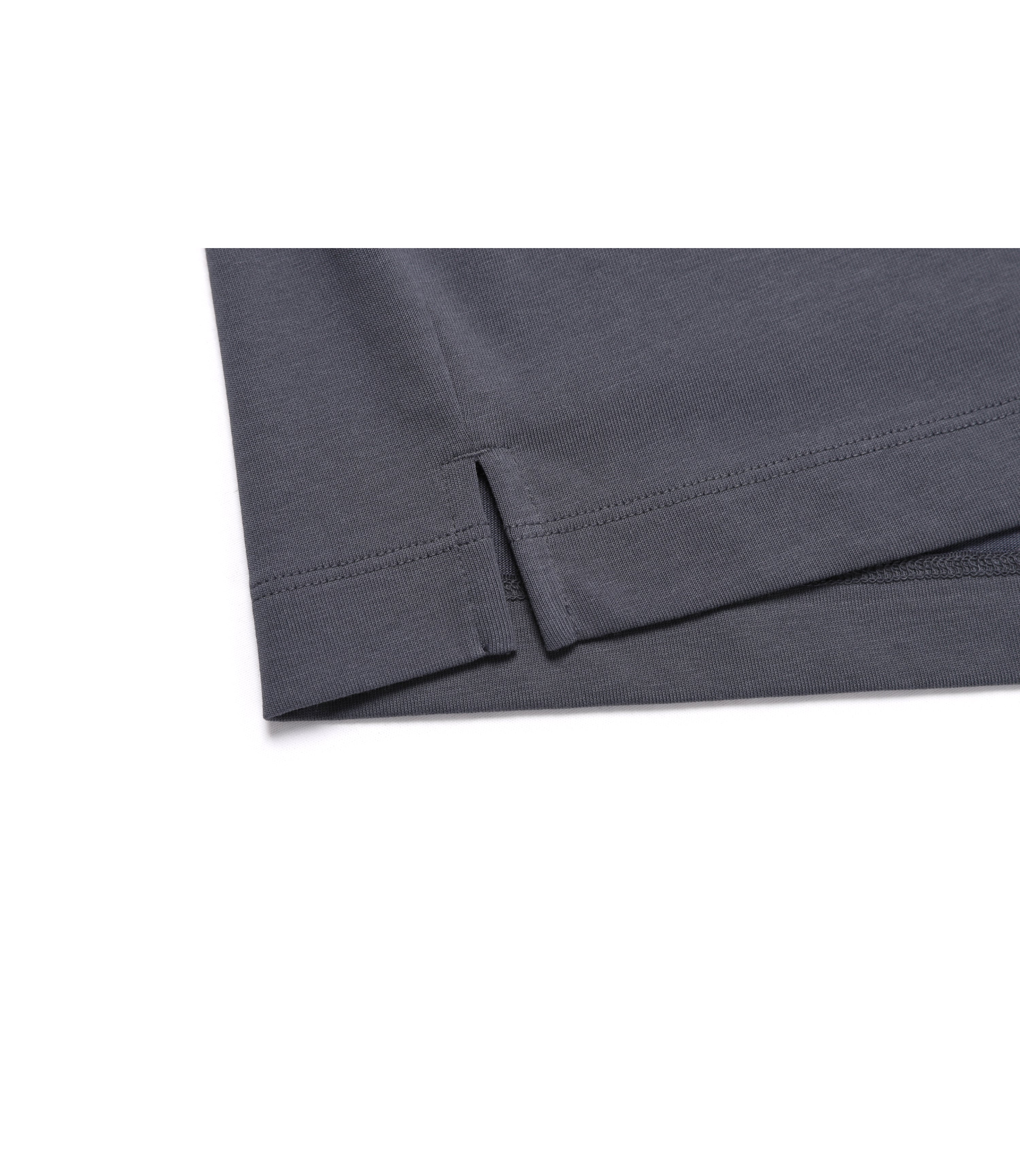 Women's Semi-Crop Regen Short Sleeve Tee<br>BLUE GREY