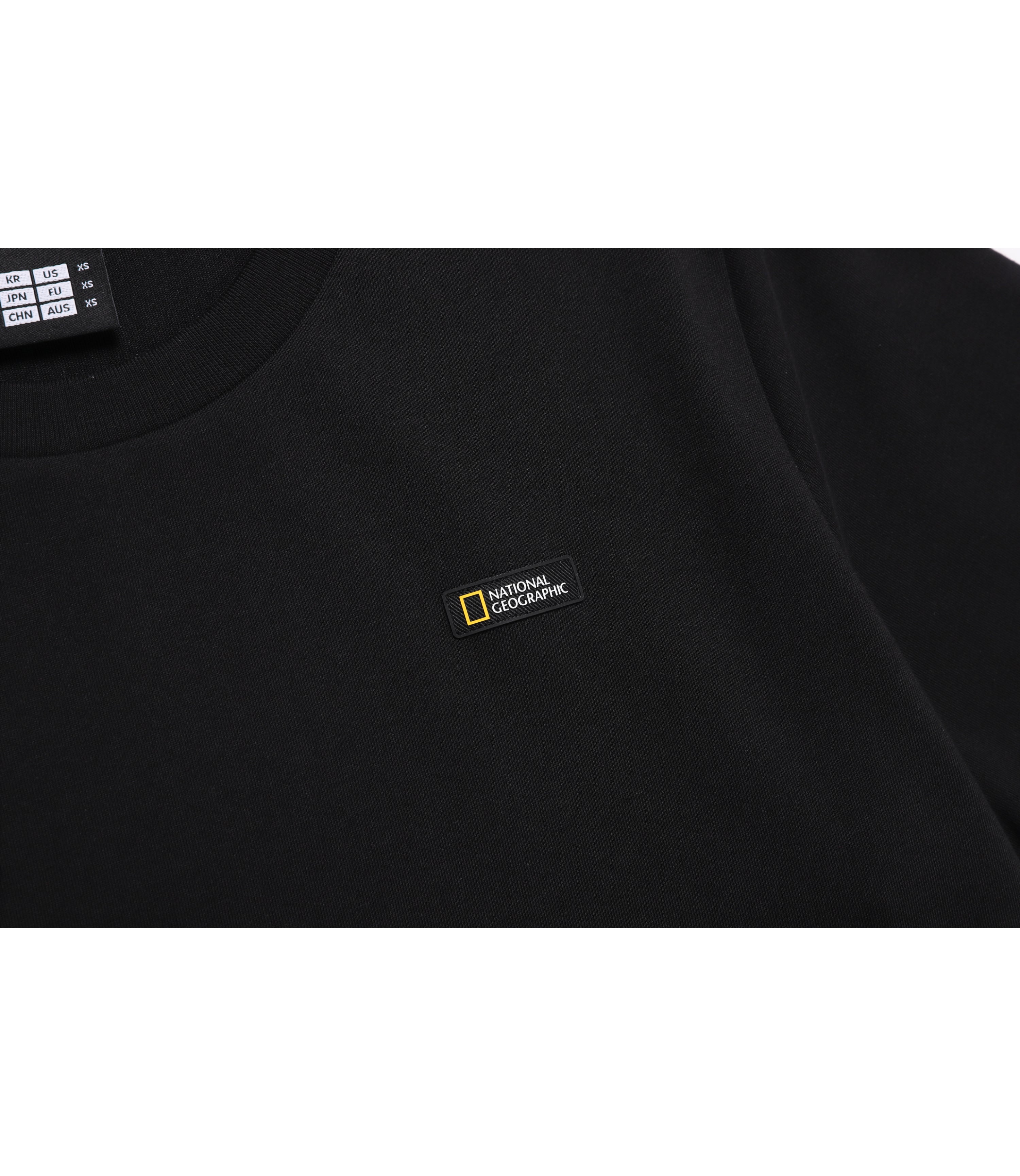 Unisex NEODY Small Logo Basic Fit Short Sleeve Tee<br>CARBON BLACK