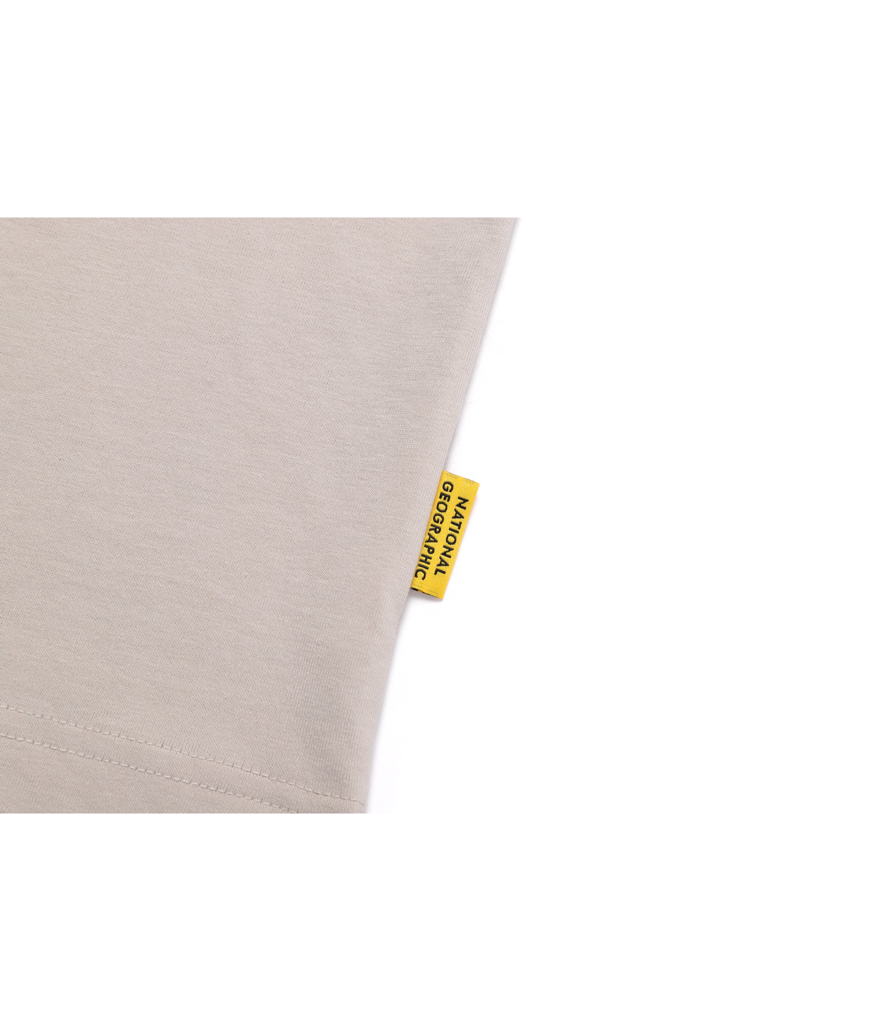 Unisex NEODY Small Logo Basic Fit Short Sleeve Tee<br>MOURNING BEIGE