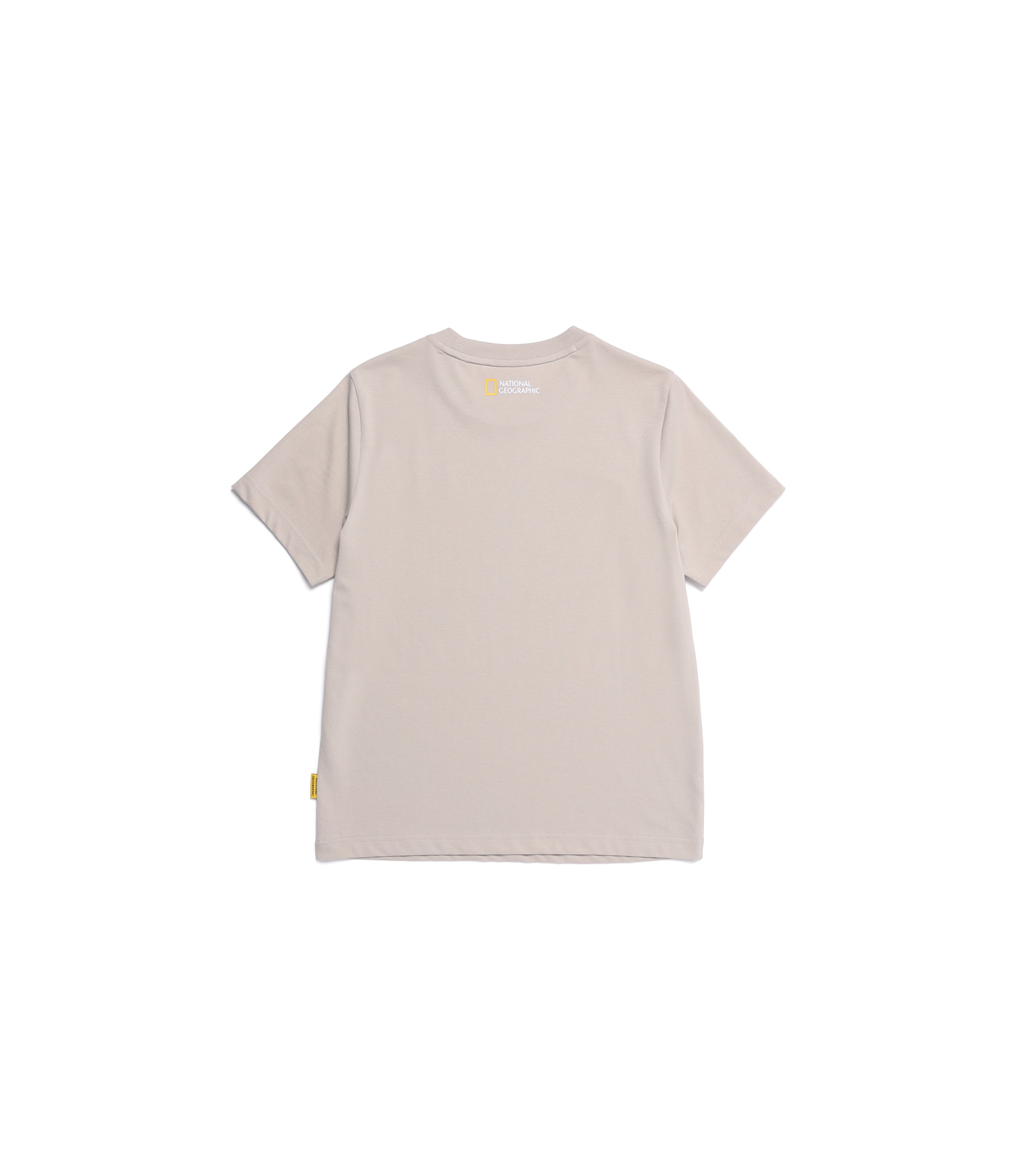 Unisex NEODY Small Logo Basic Fit Short Sleeve Tee<br>MOURNING BEIGE