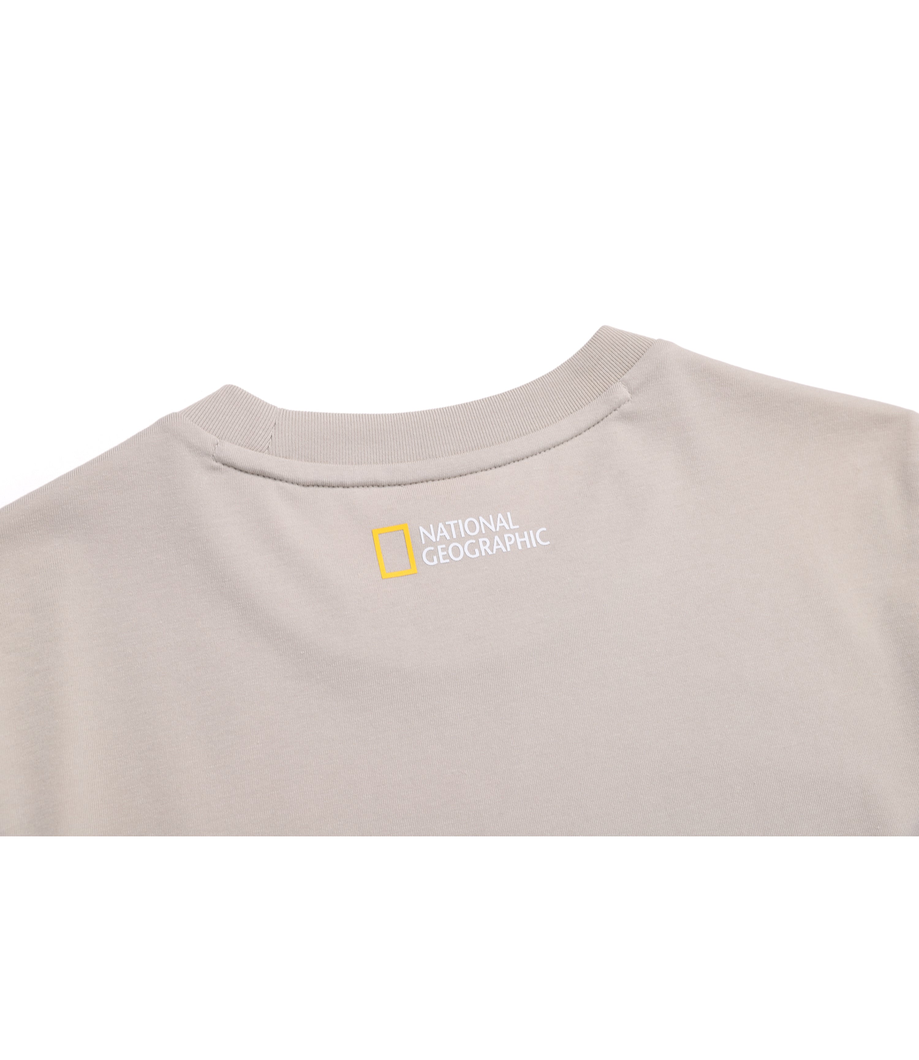 Unisex NEODY Small Logo Basic Fit Short Sleeve Tee<br>MOURNING BEIGE