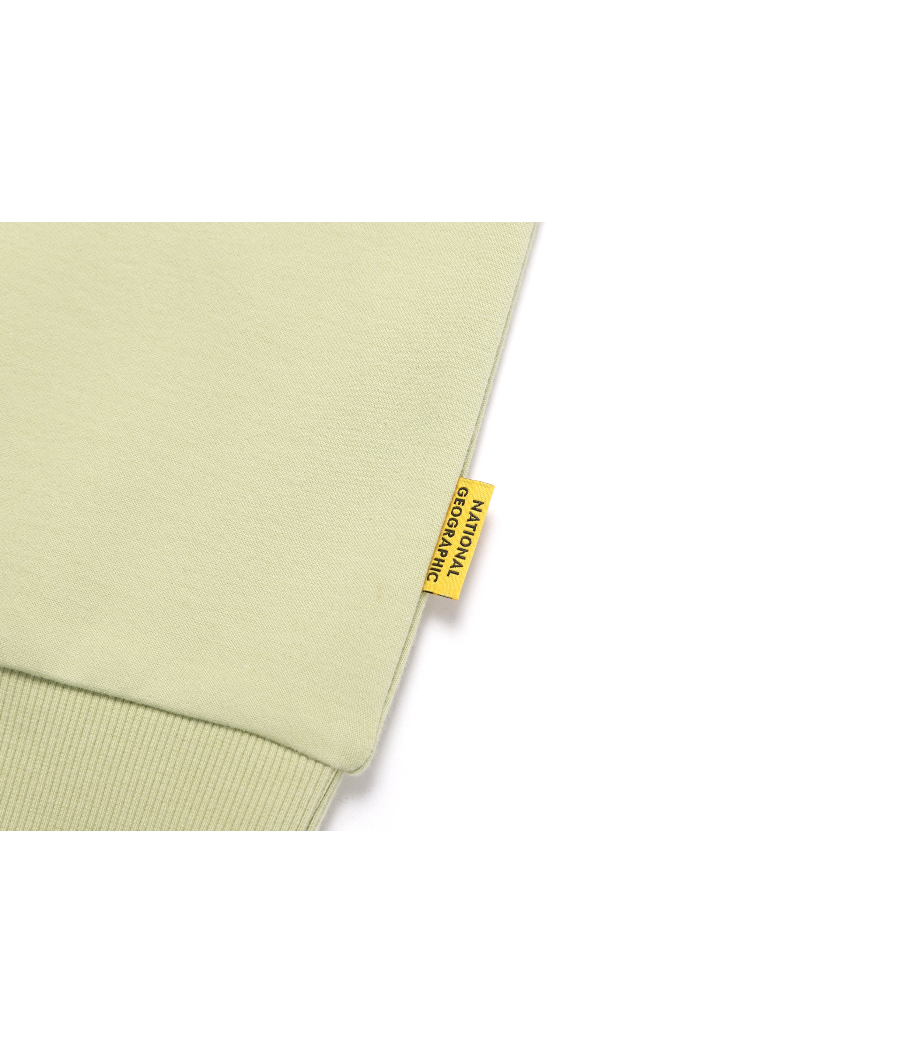 Unisex FOLHAS Small Logo Basic Fit Sweatshirt<br>L/GREEN