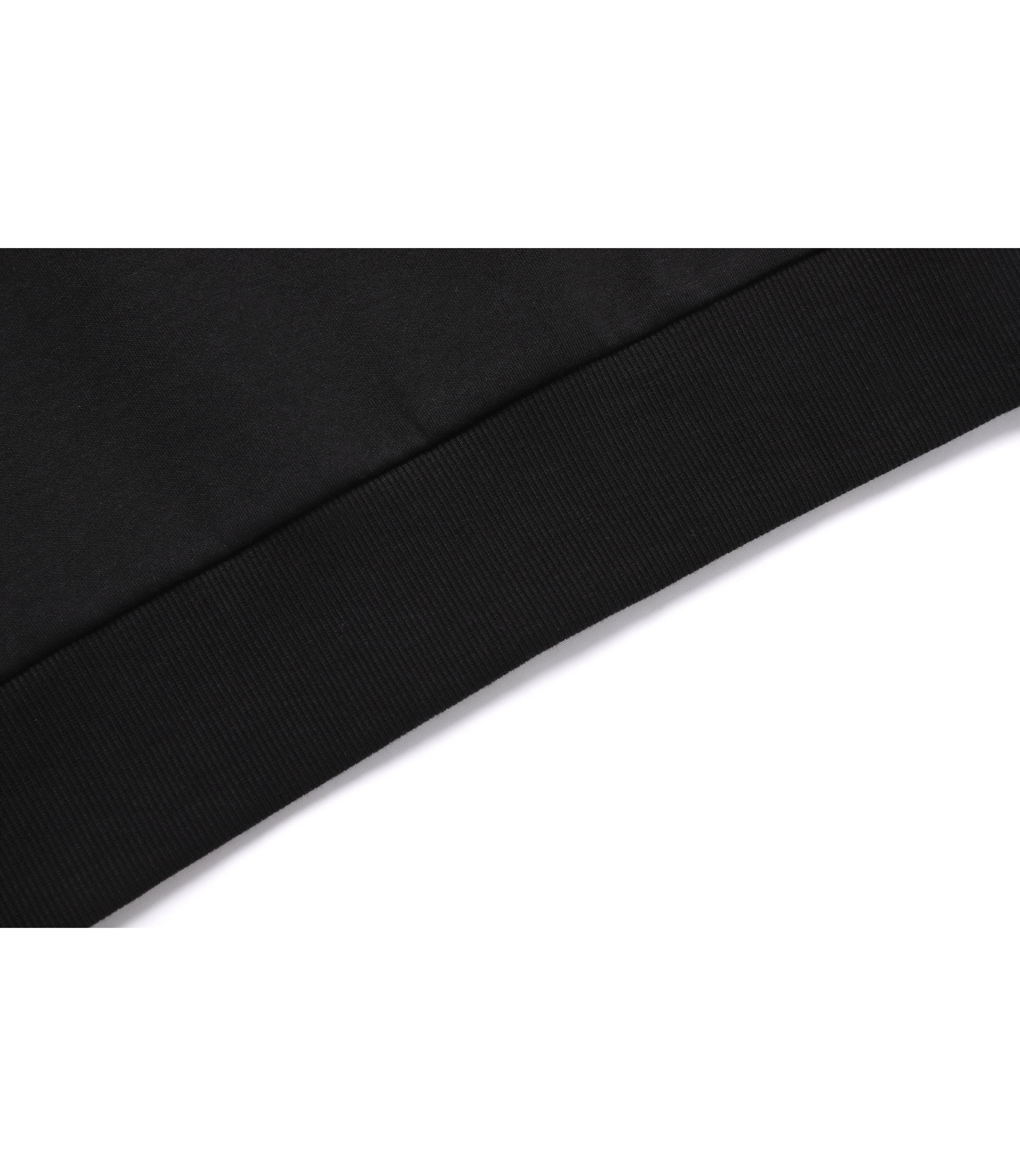 Unisex FOLHAS Small Logo Basic Fit Sweatshirt<br>CARBON BLACK