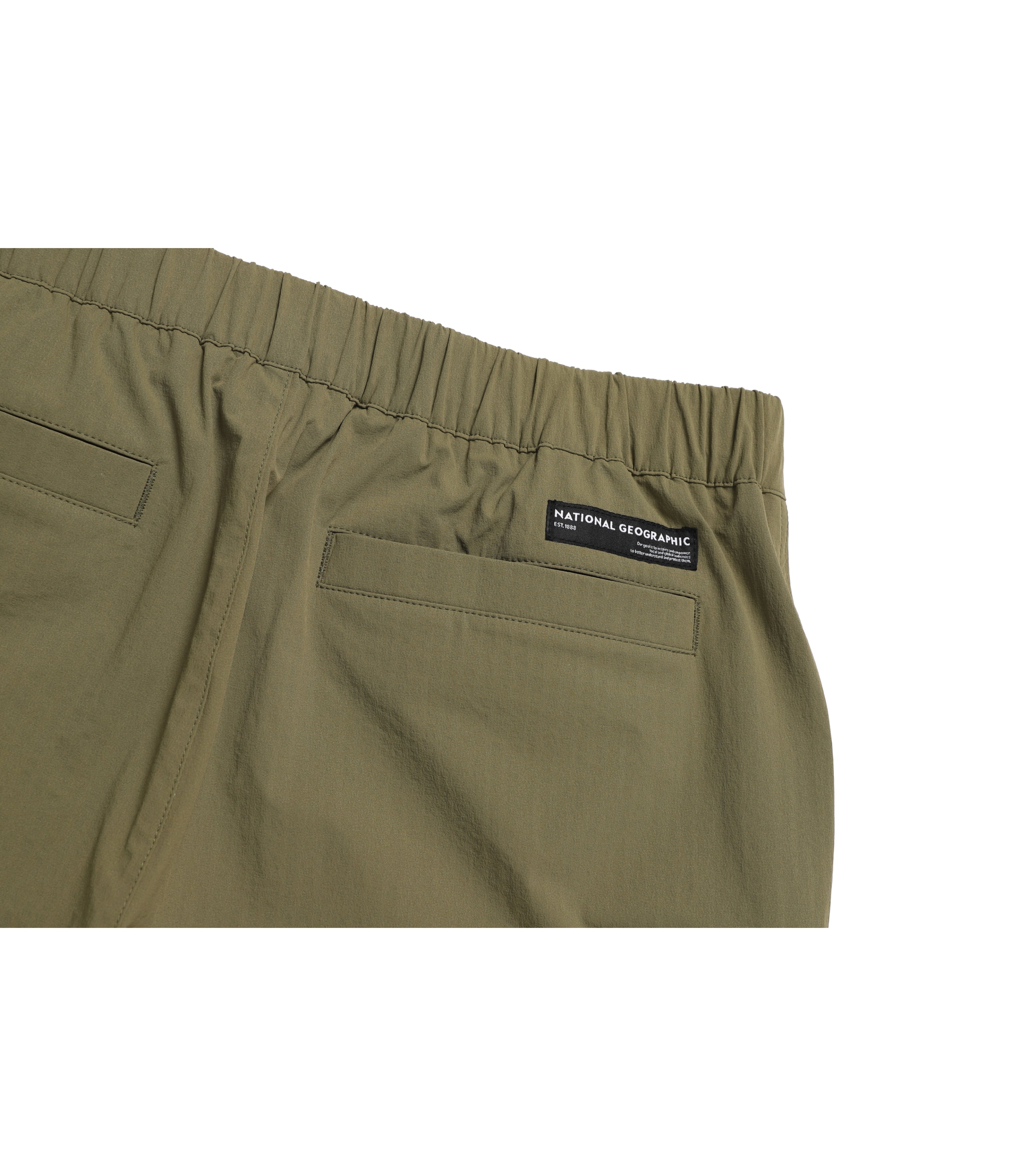 Men's FIELD Cargo Shorts Pants<br>GREEN OLIVE