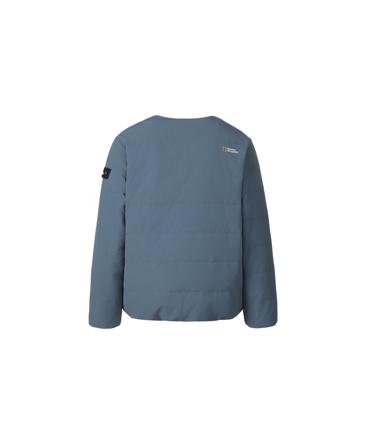 Unisex HERON U-Neck Lightweight Goose Down Jumper<br>ASH BLUE