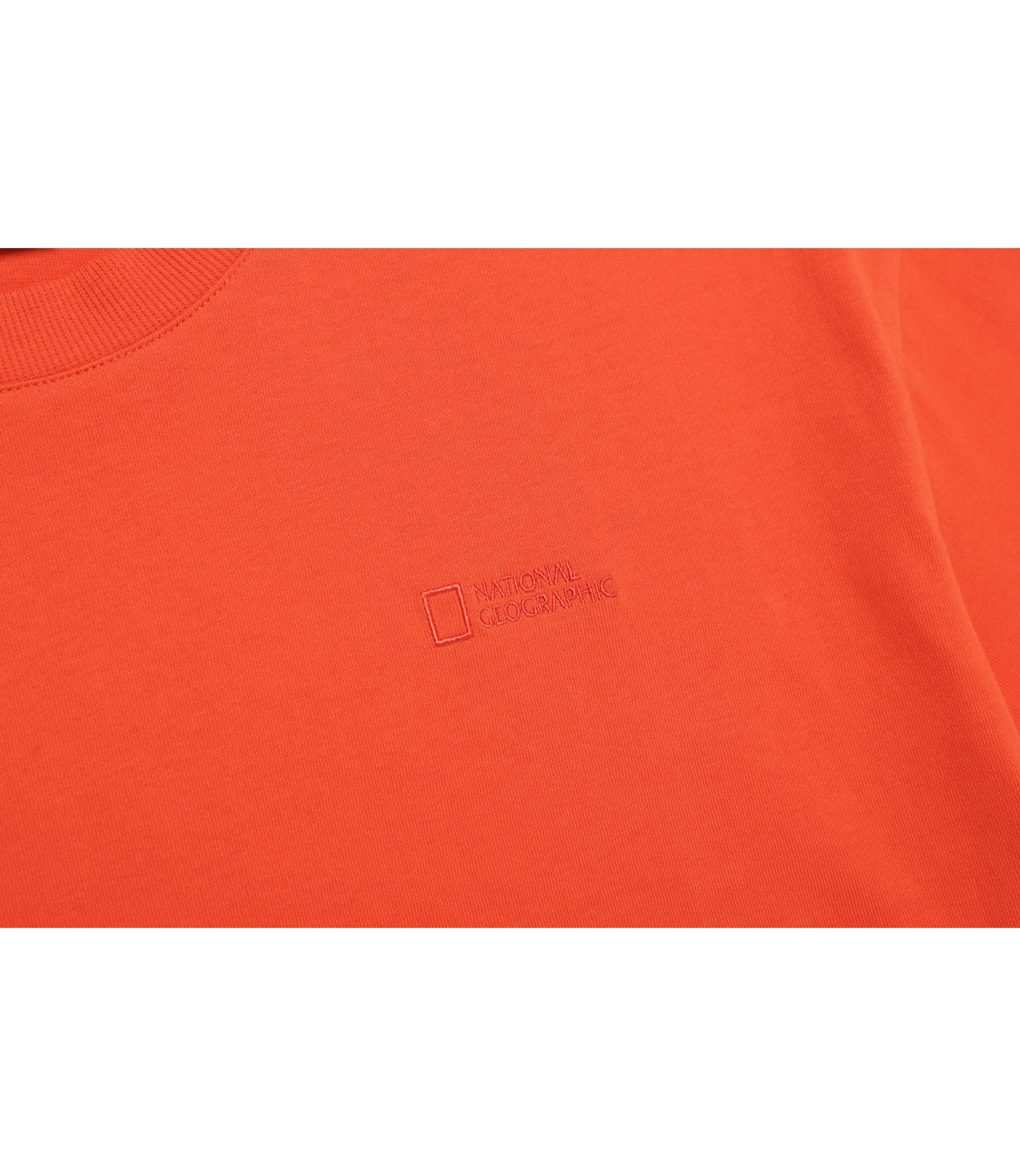 Unisex CNY Snake Back Graphic Semi Over Fit Tee<br>RED ORANGE