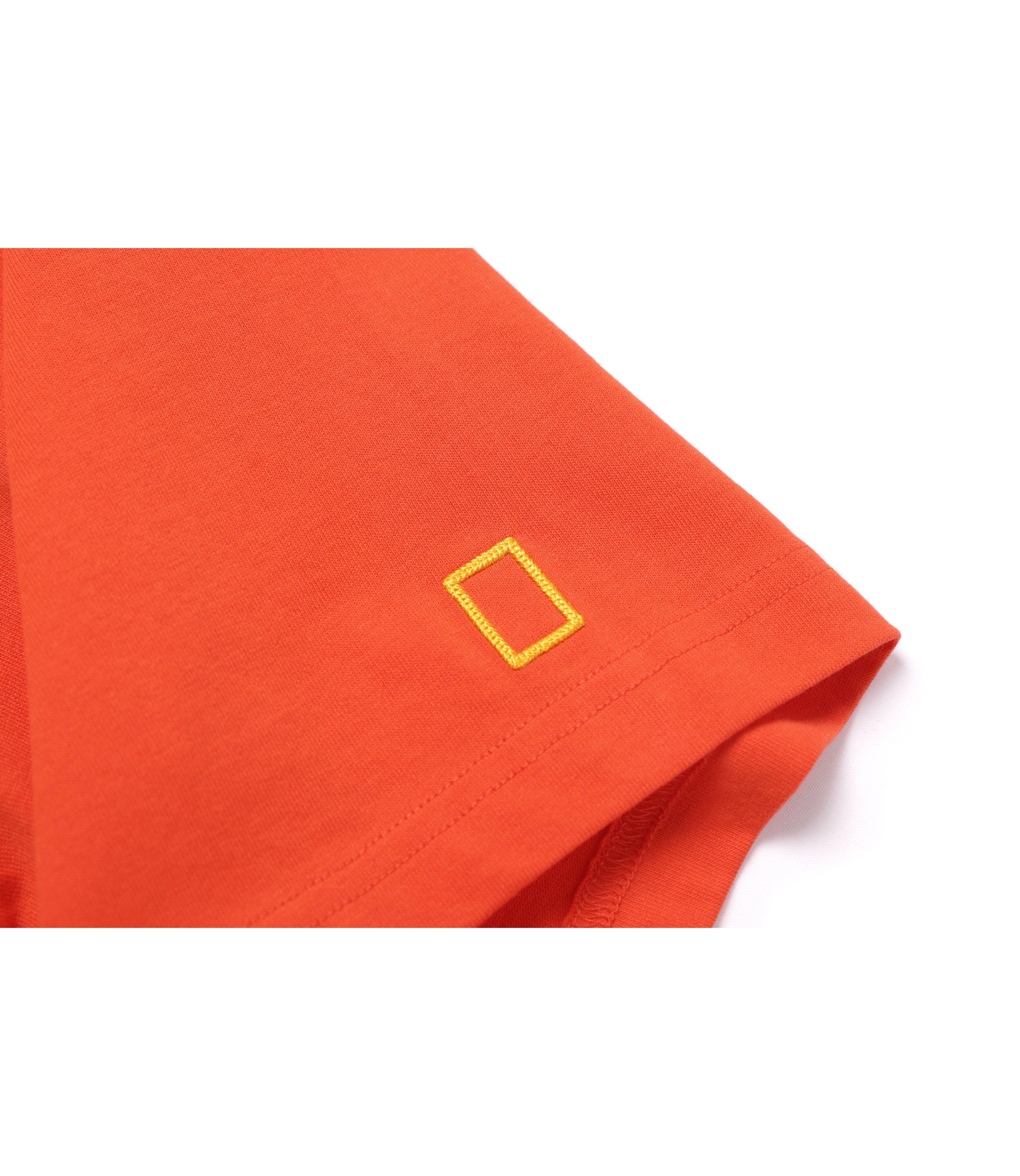 Unisex CNY Snake Back Graphic Semi Over Fit Tee<br>RED ORANGE