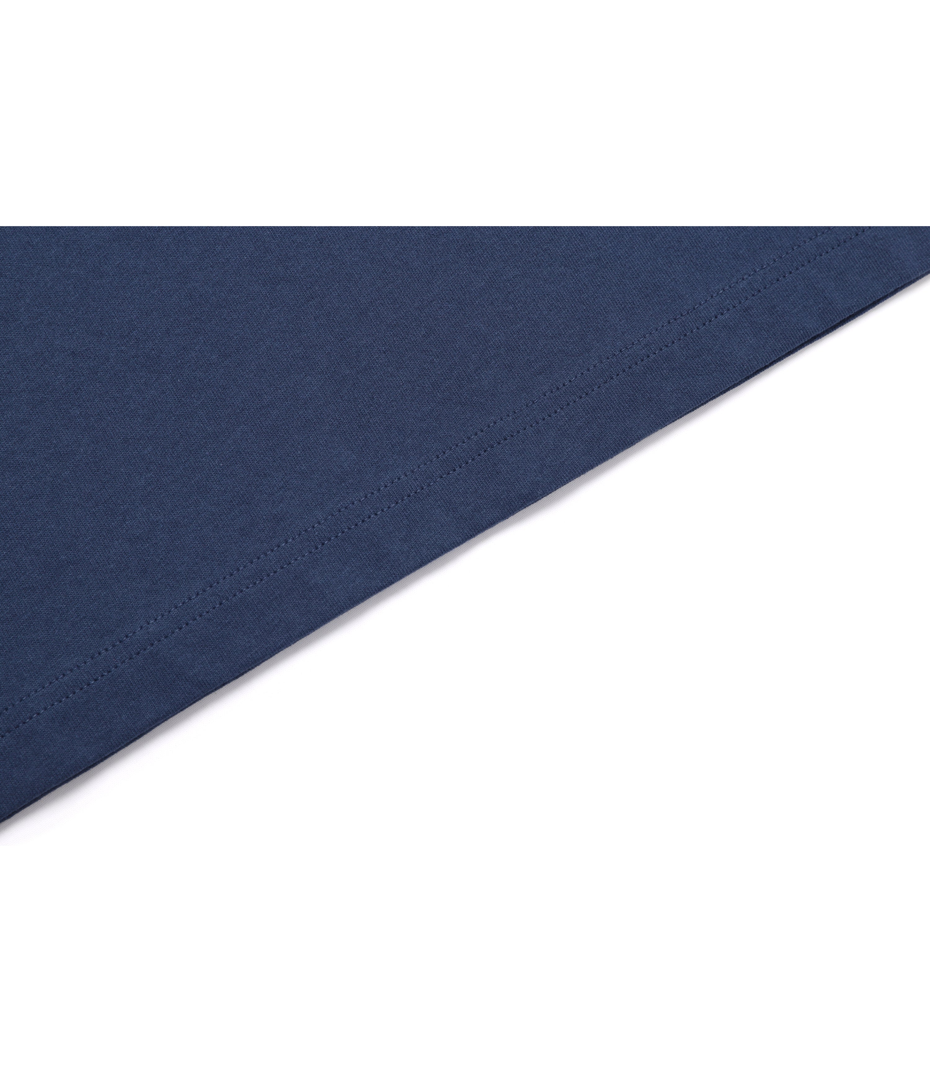 Unisex Woven Sleeve Over Fit Short Sleeve Tee<br>L/NAVY