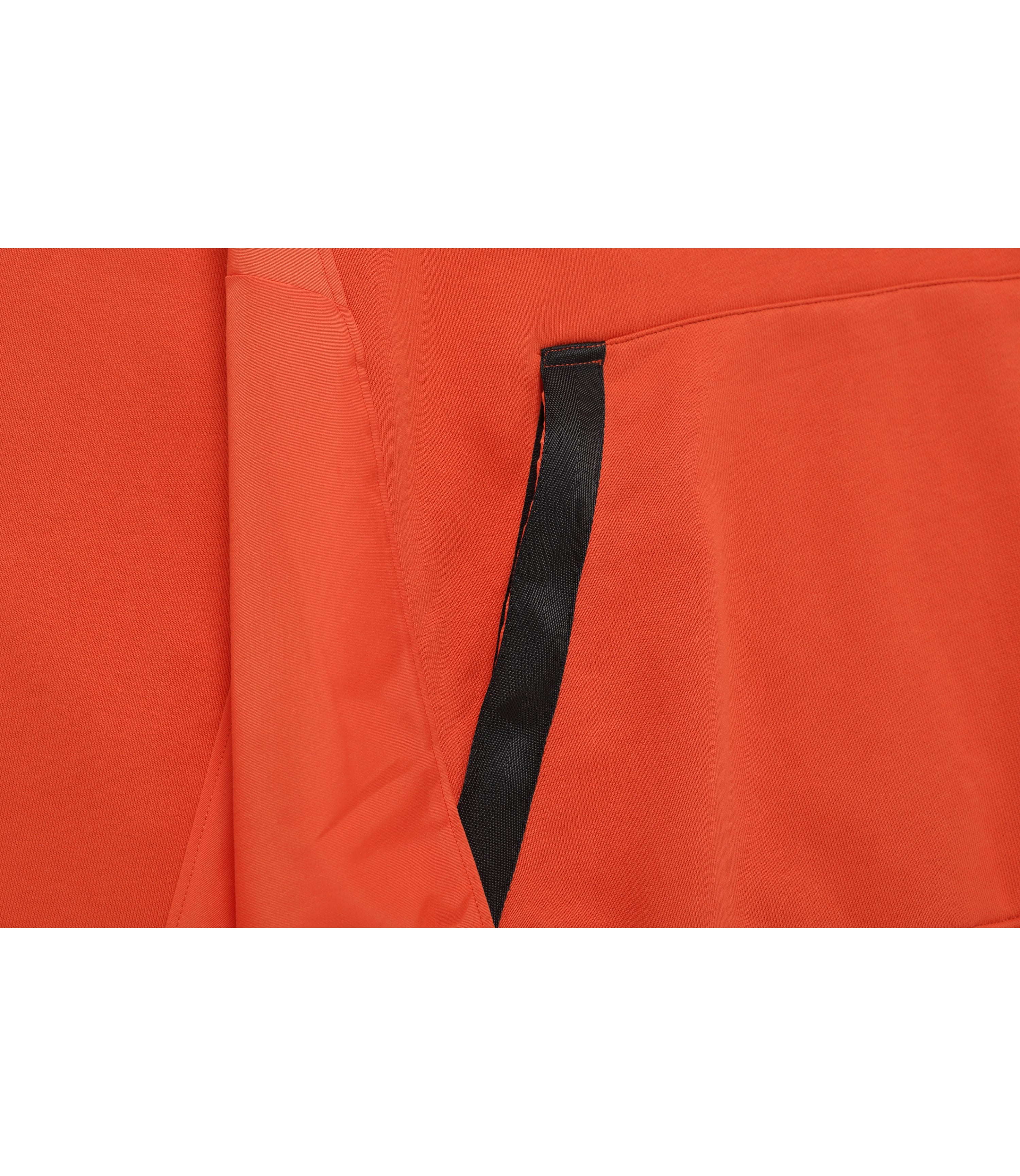 Men's NRN Hybrid Semi-Over Fit Hoodie<br>L/ORANGE