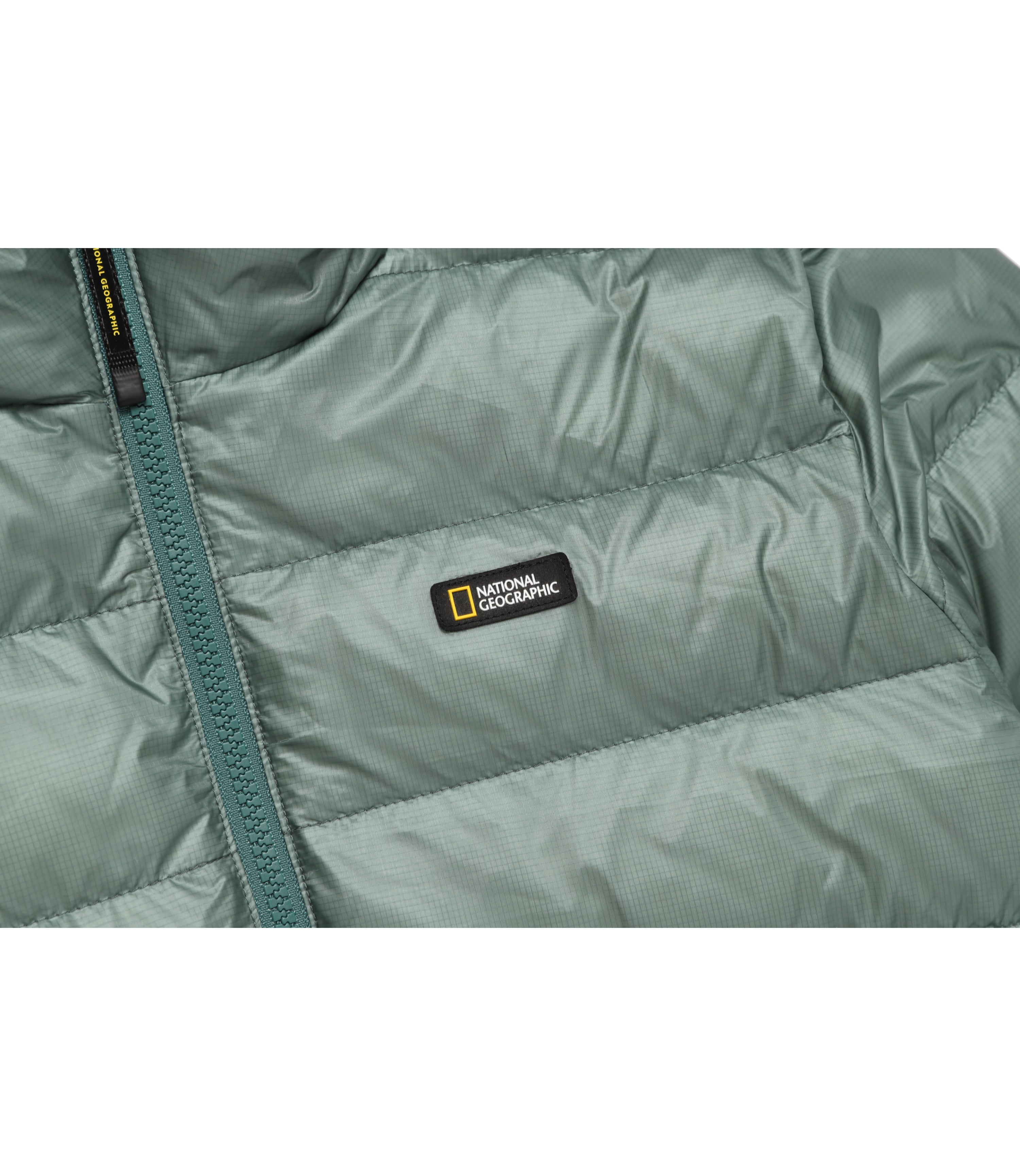 Women's MILVUS Light Goose Down Hooded Jacket<br>SMOKE GREEN