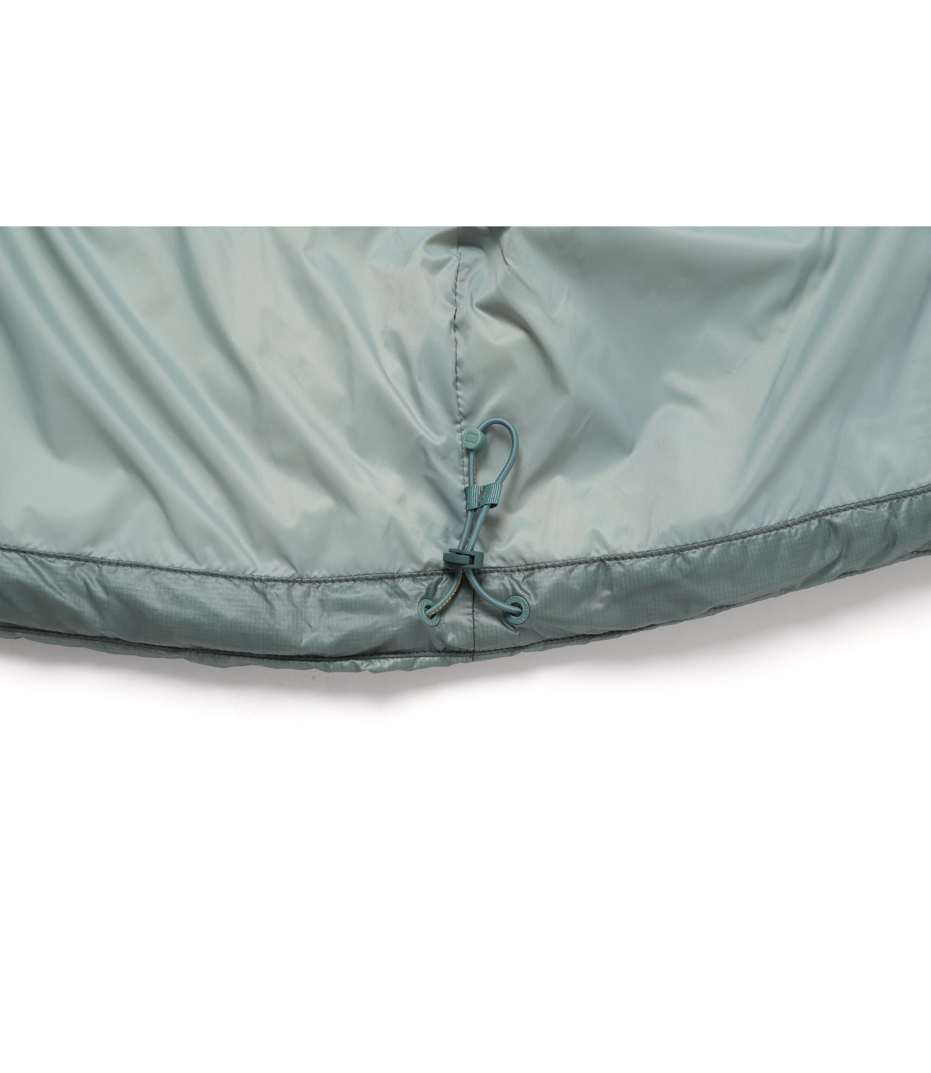 Women's MILVUS Light Goose Down Hooded Jacket<br>SMOKE GREEN