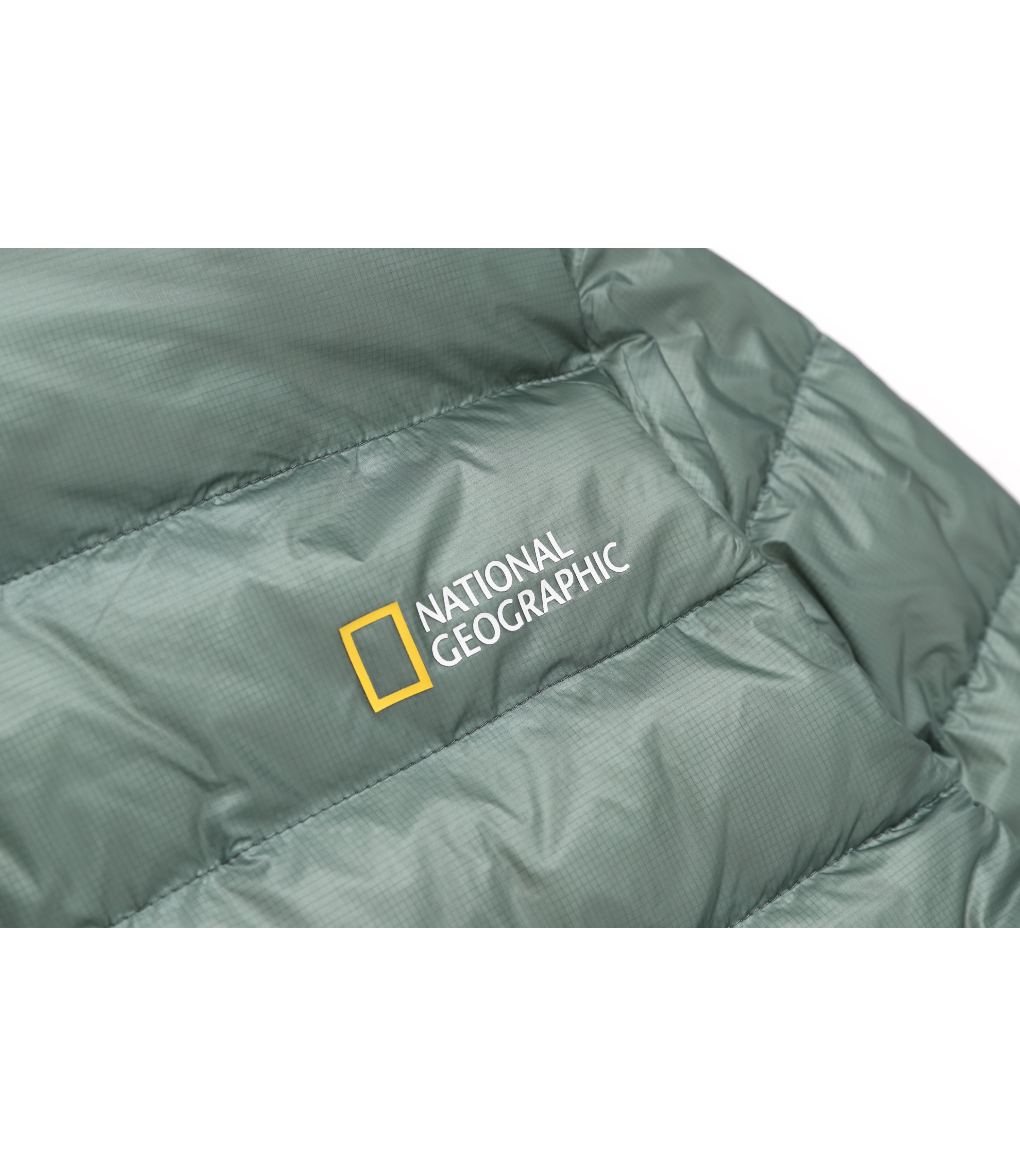 Women's MILVUS Light Goose Down Hooded Jacket<br>SMOKE GREEN