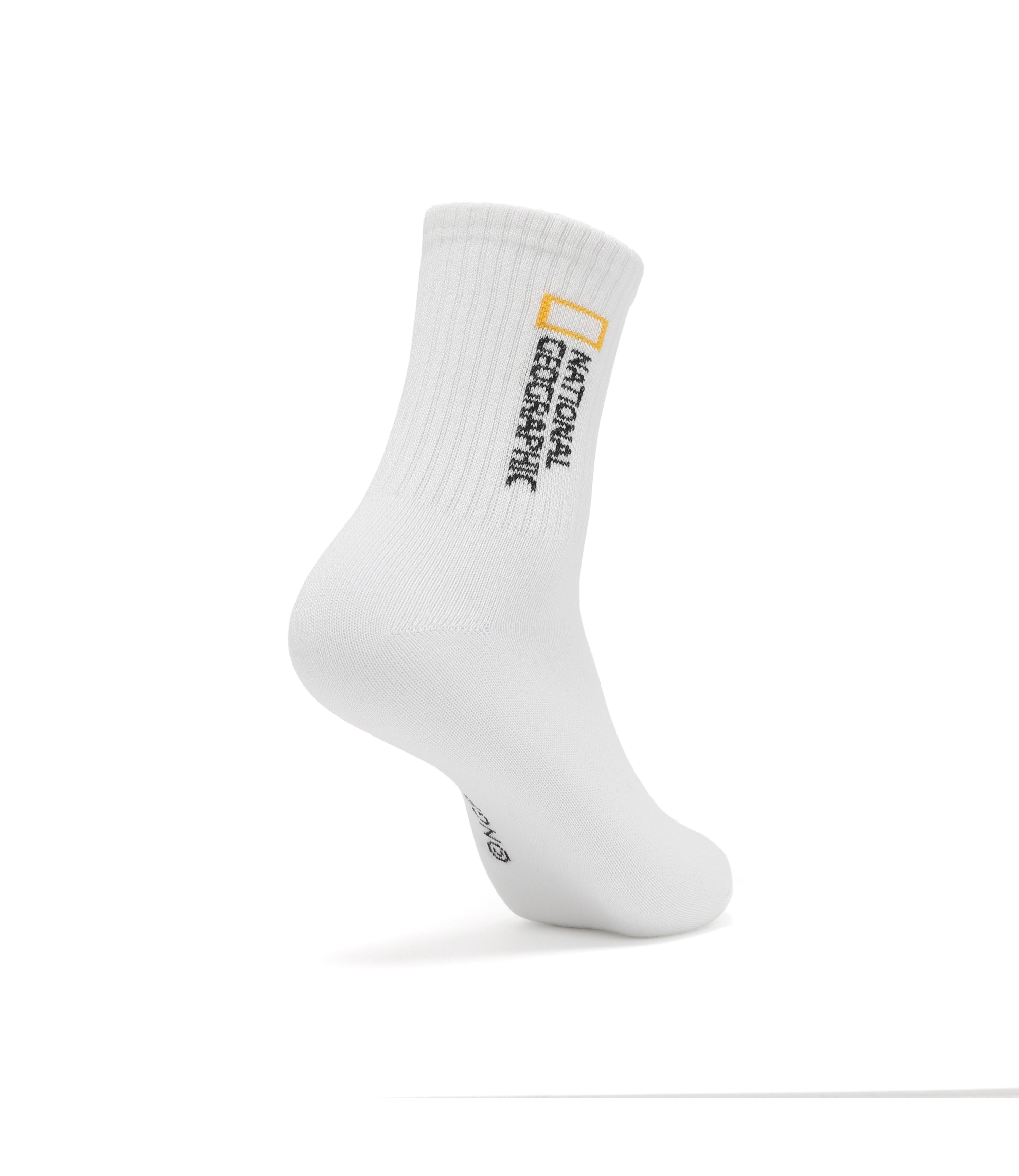 Bundle Middle Socks<br>WHITE
