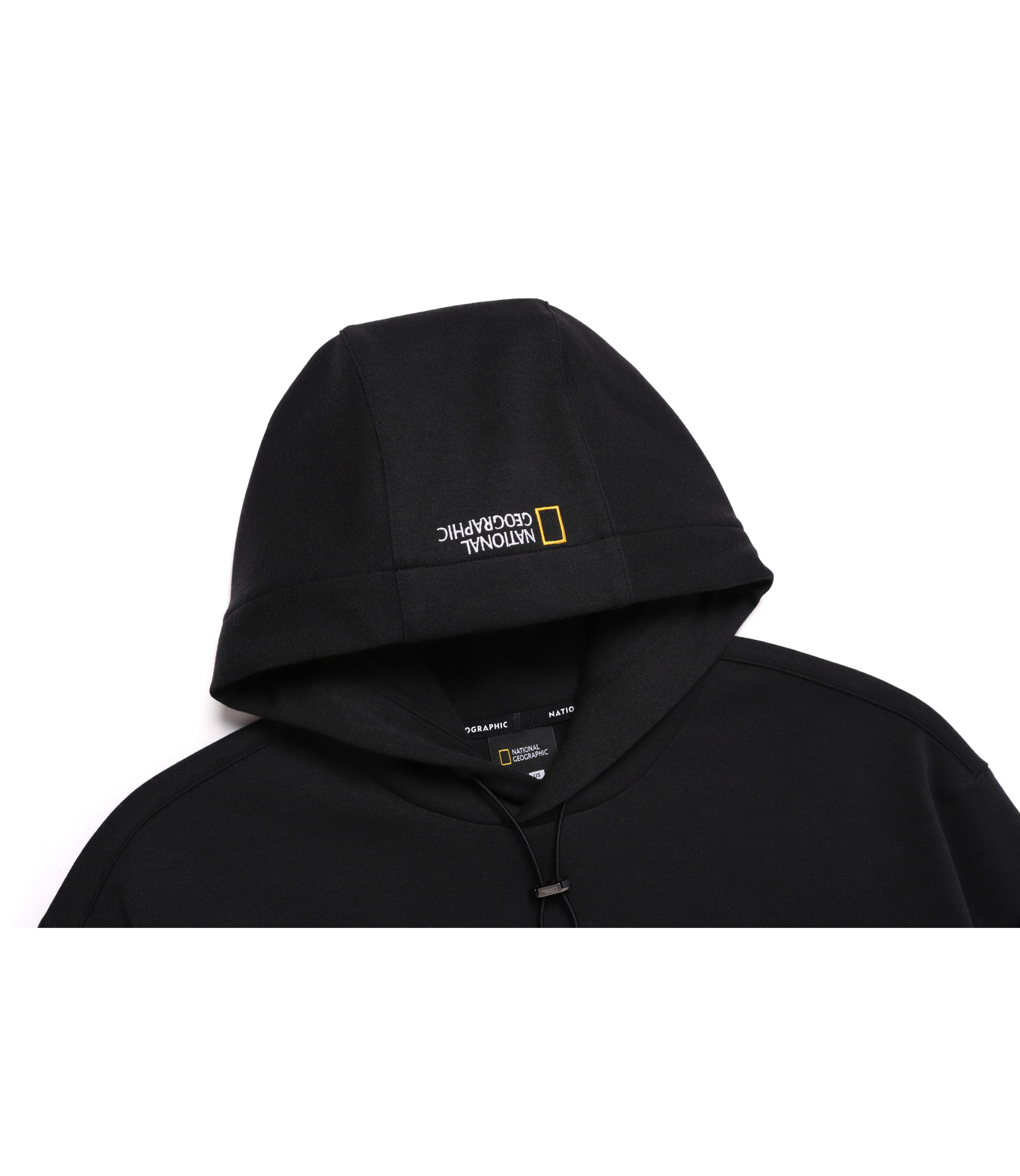 Unisex Hybrid Semi-Overfit Hoodie<br>CARBON BLACK
