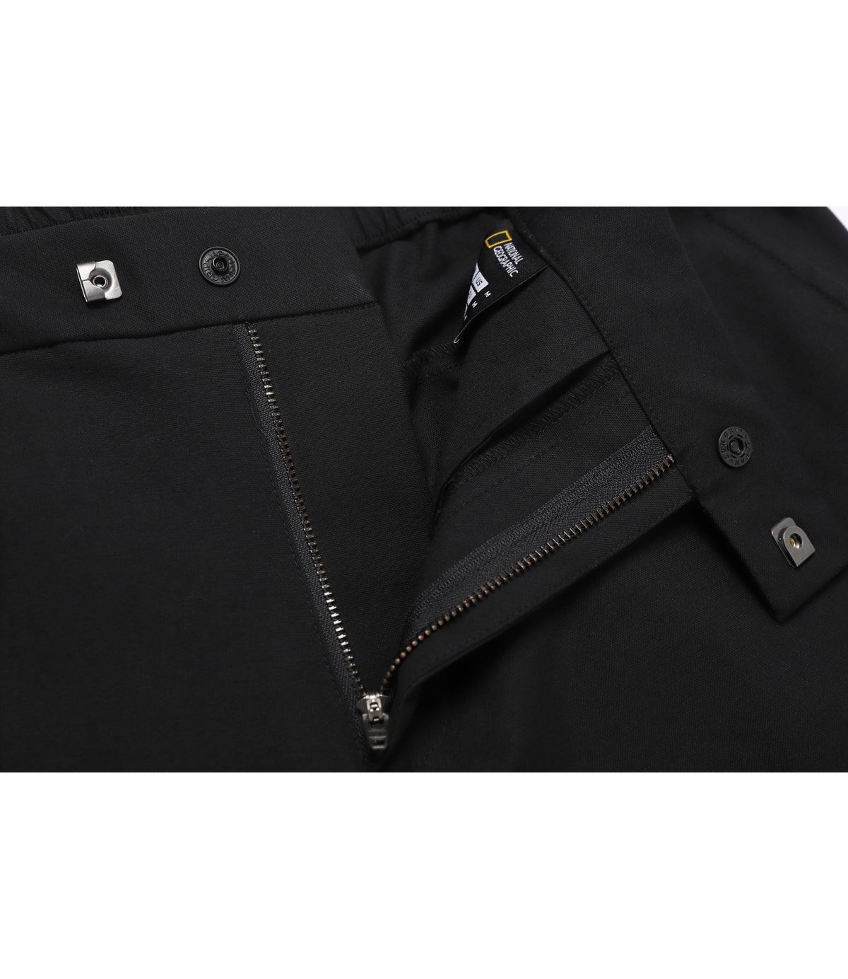 Men's CROW Regular Fit Jogger Cargo Pants<br>BLACK