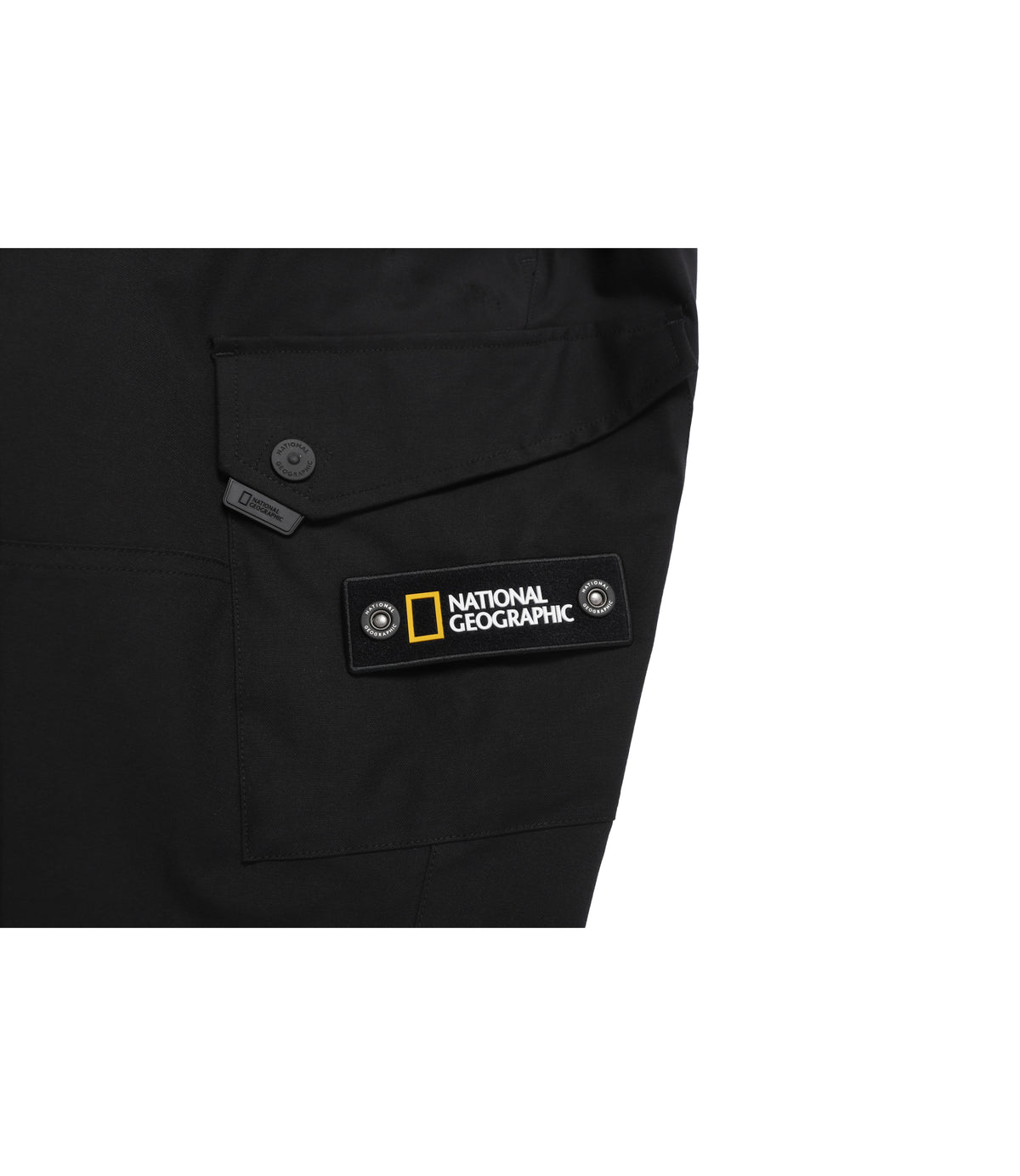 Men's CROW Regular Fit Jogger Cargo Pants<br>BLACK
