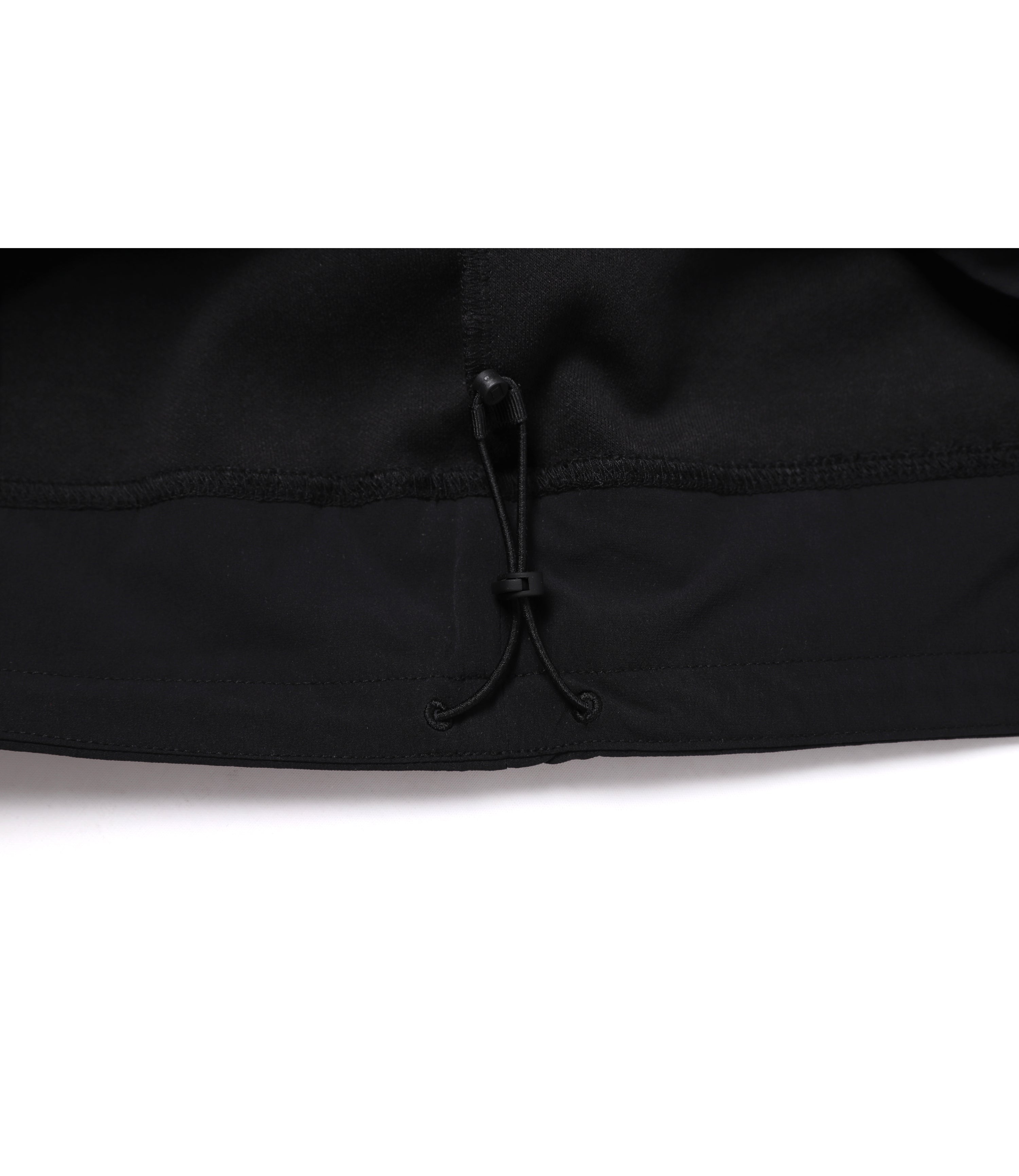Unisex Hybrid Semi-Overfit Hoodie<br>CARBON BLACK