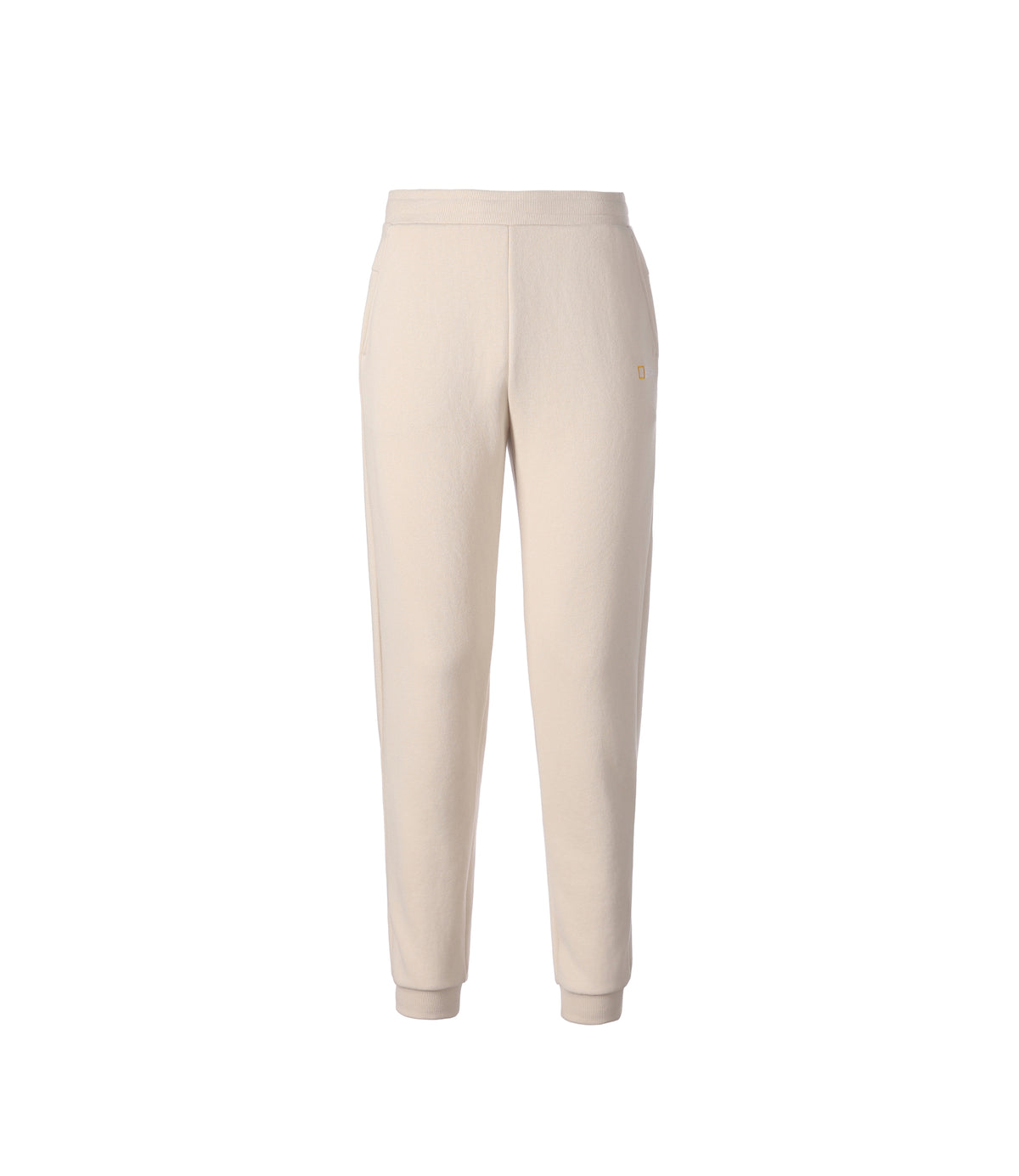 Women's Denim-Like Regular Fit Jogger Pants<br>SILVER BIRCH