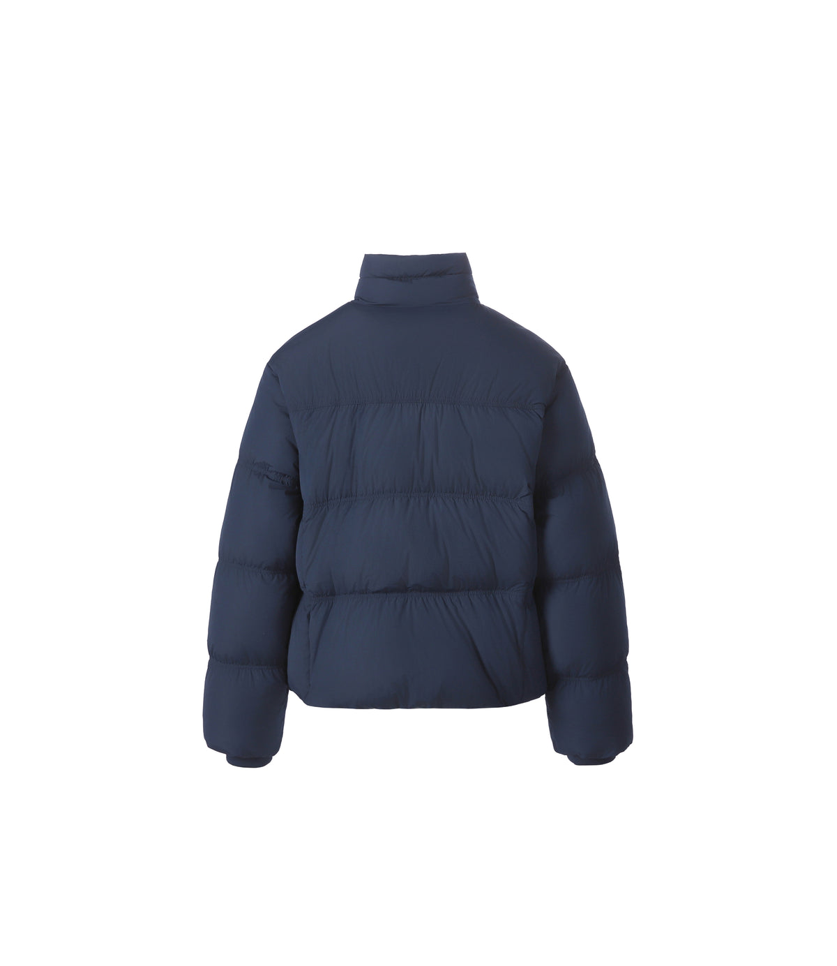 Women's Lenok Shirred Stand-Neck Duck Down Jumper<br>MIDNIGHT NAVY