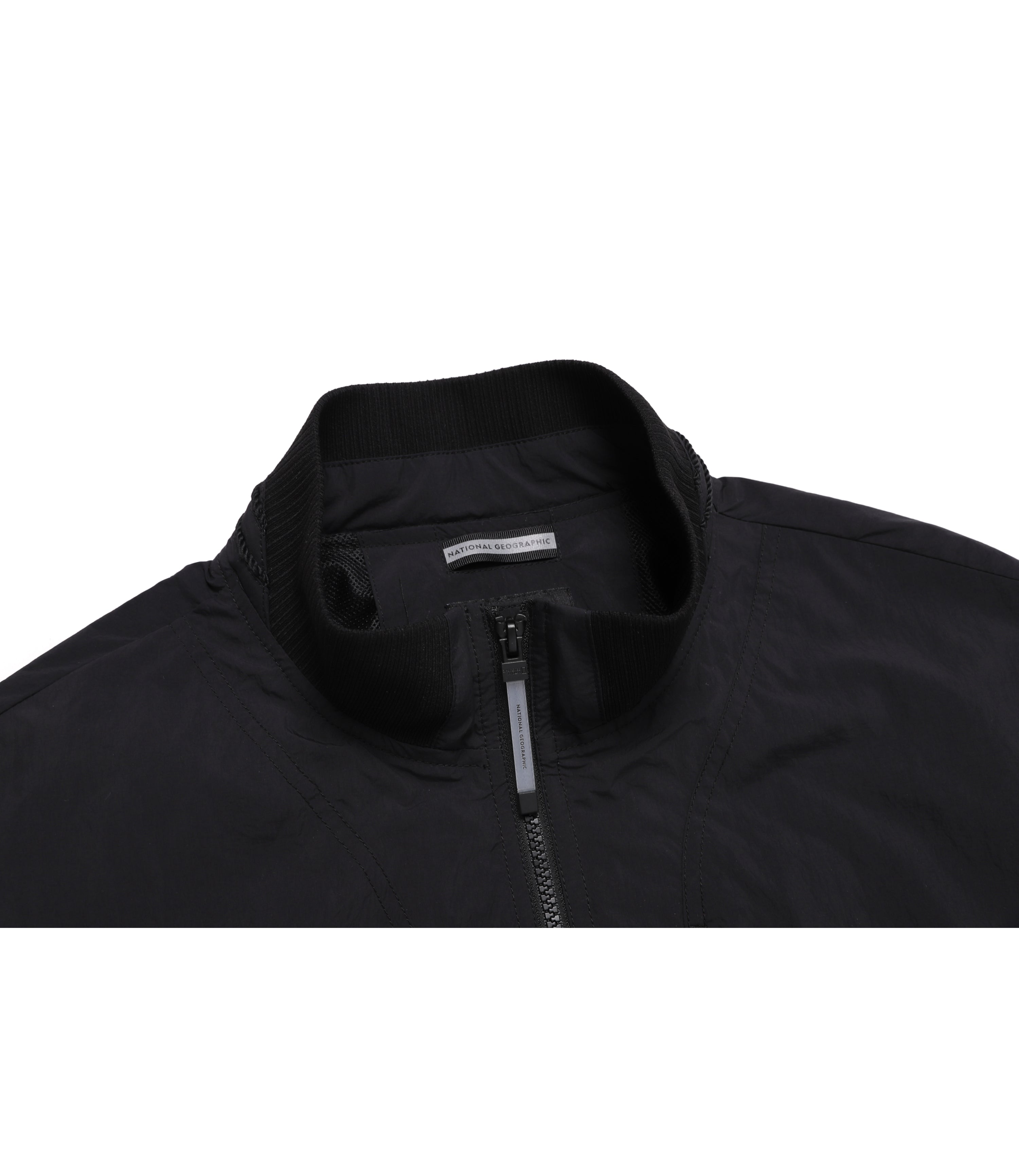Men's NRN CANIS Stand Neck Blouson Jumper<br>CARBON BLACK