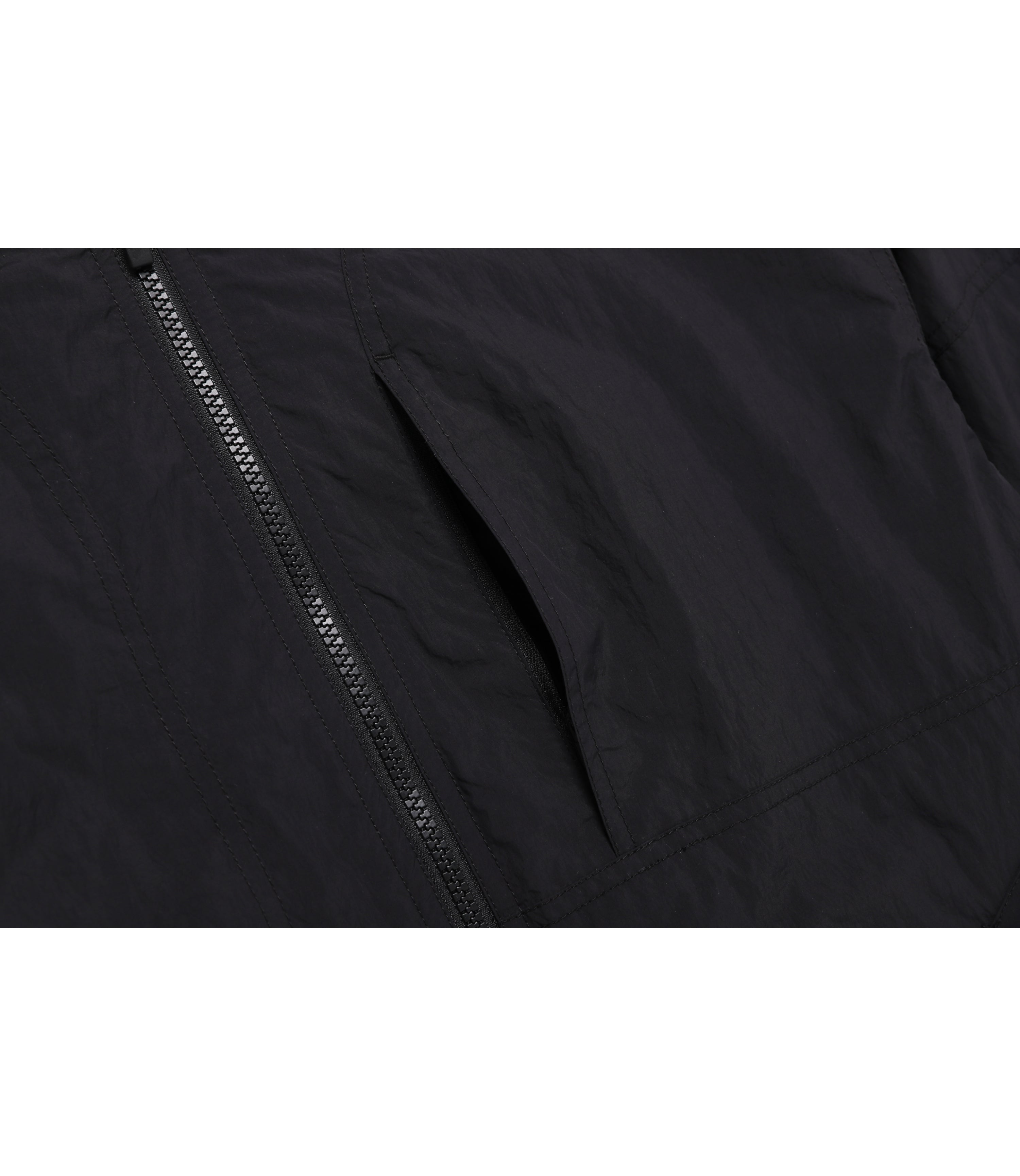 Men's NRN CANIS Stand Neck Blouson Jumper<br>CARBON BLACK