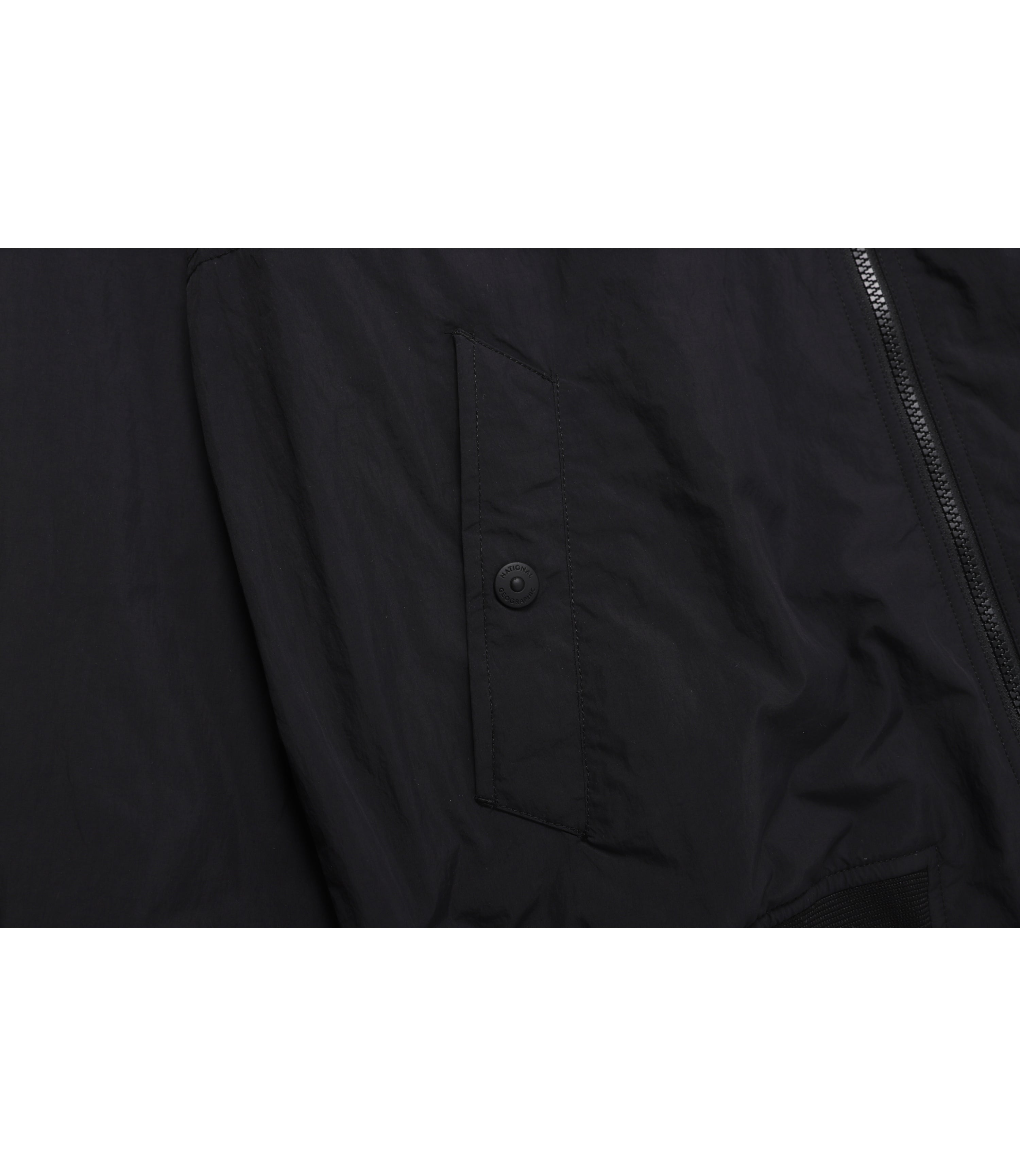 Men's NRN CANIS Stand Neck Blouson Jumper<br>CARBON BLACK