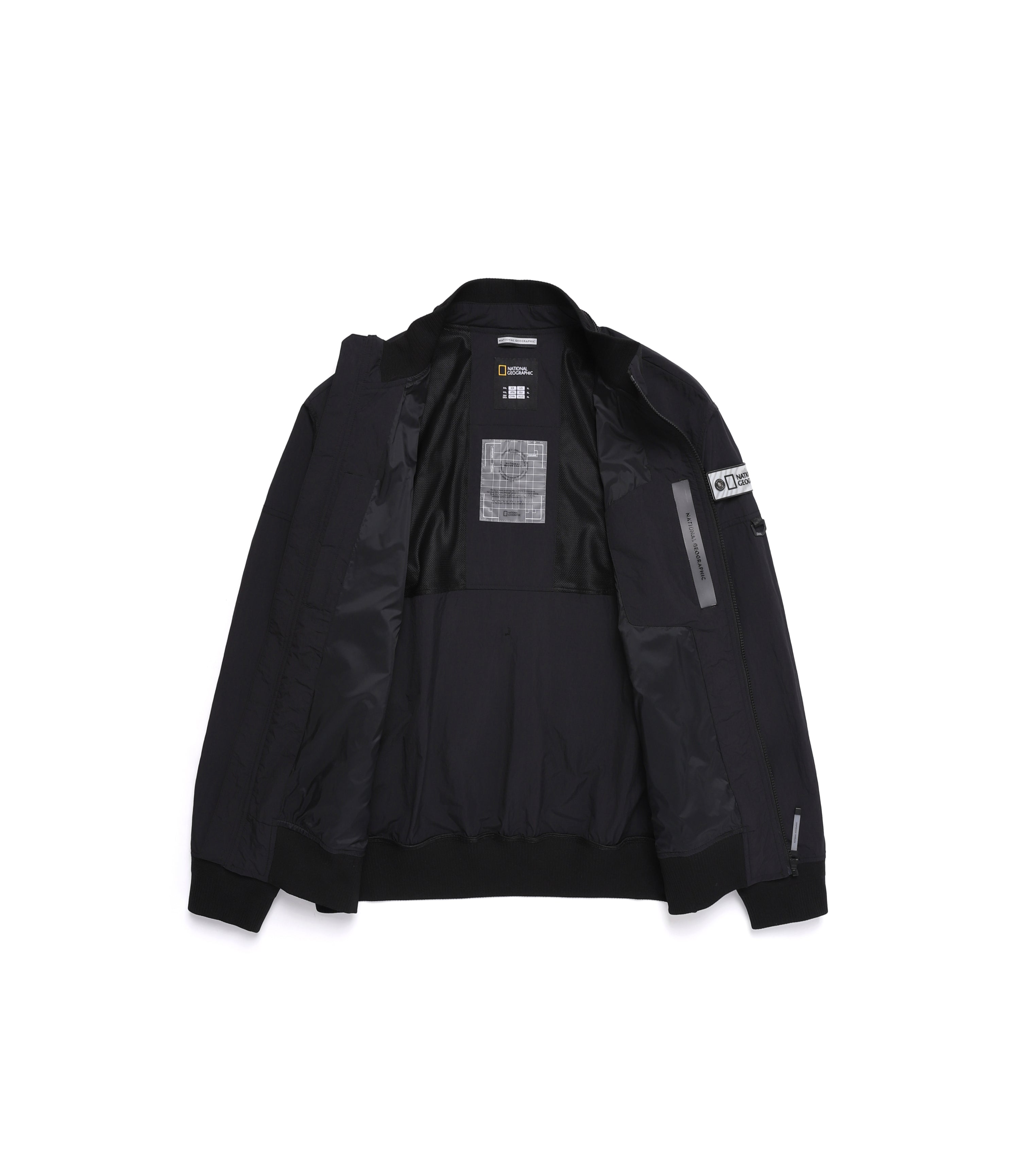 Men's NRN CANIS Stand Neck Blouson Jumper<br>CARBON BLACK