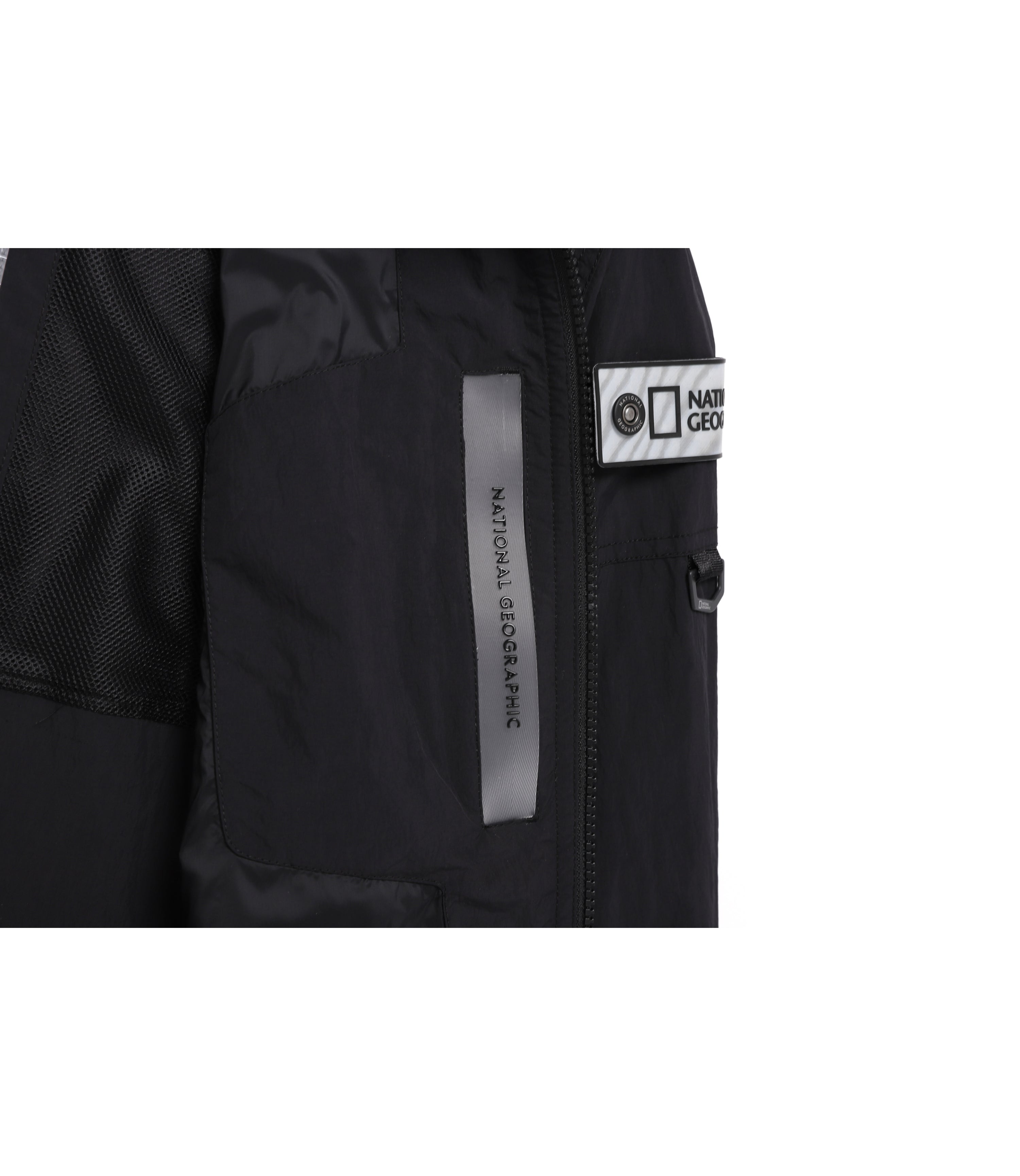 Men's NRN CANIS Stand Neck Blouson Jumper<br>CARBON BLACK