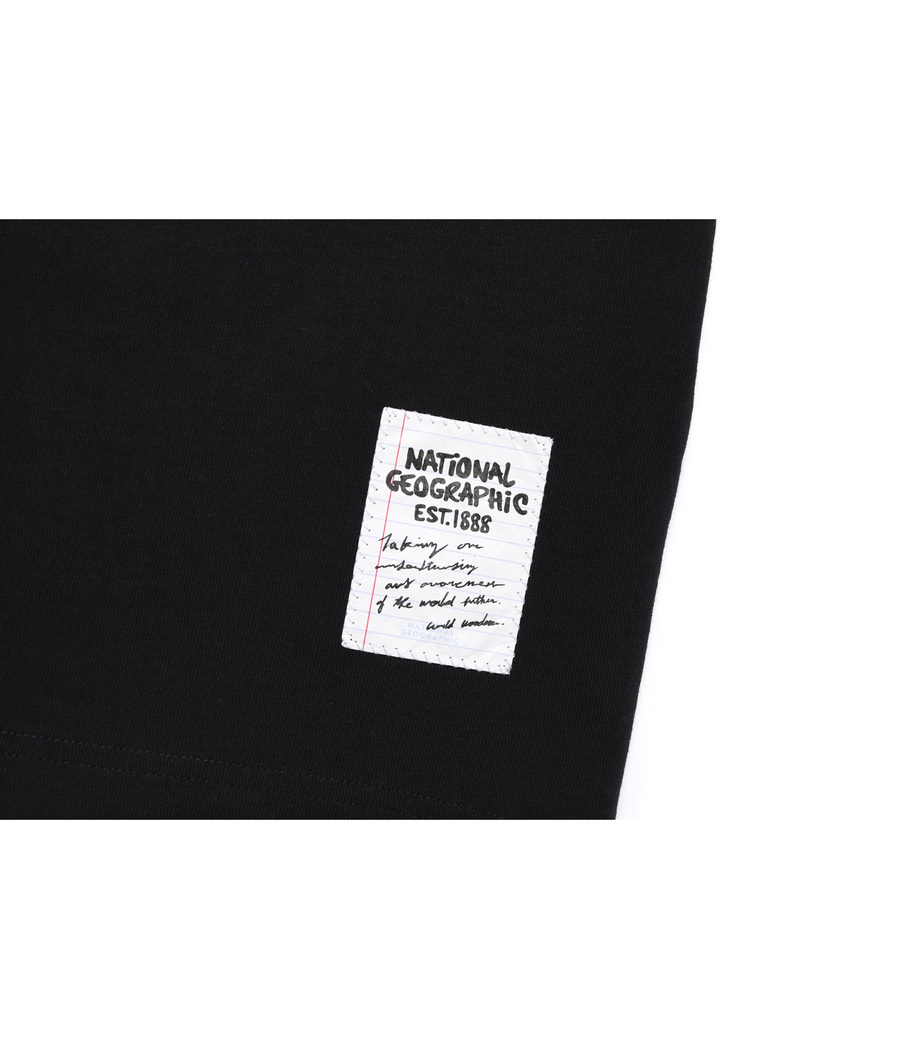 Unisex Treasure Crew Semi-Over Fit Short Sleeve Graphic H/Tee<br>CARBON BLACK