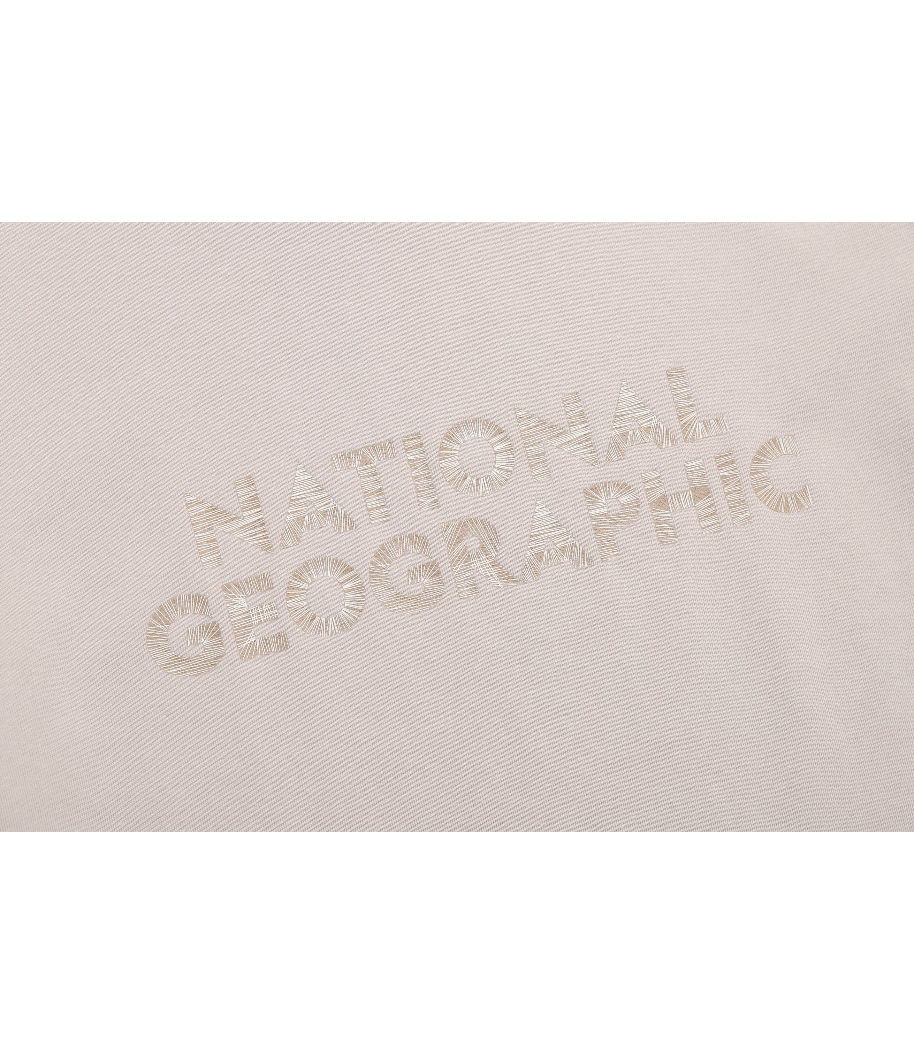 Unisex NEODY Big Logo Basic Fit Short Sleeve Tee<br>MOURNING BEIGE
