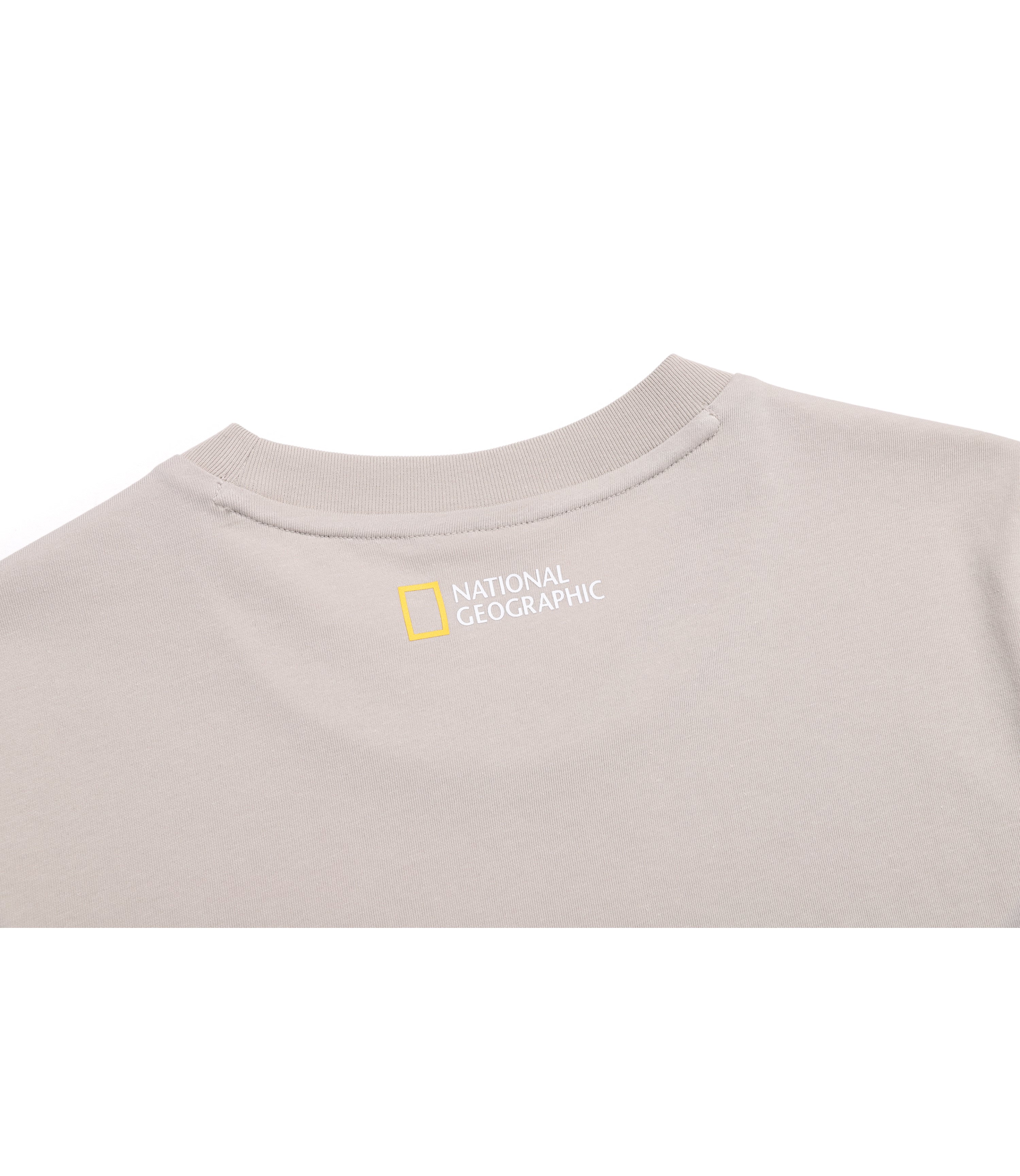 Unisex NEODY Big Logo Basic Fit Short Sleeve Tee<br>MOURNING BEIGE