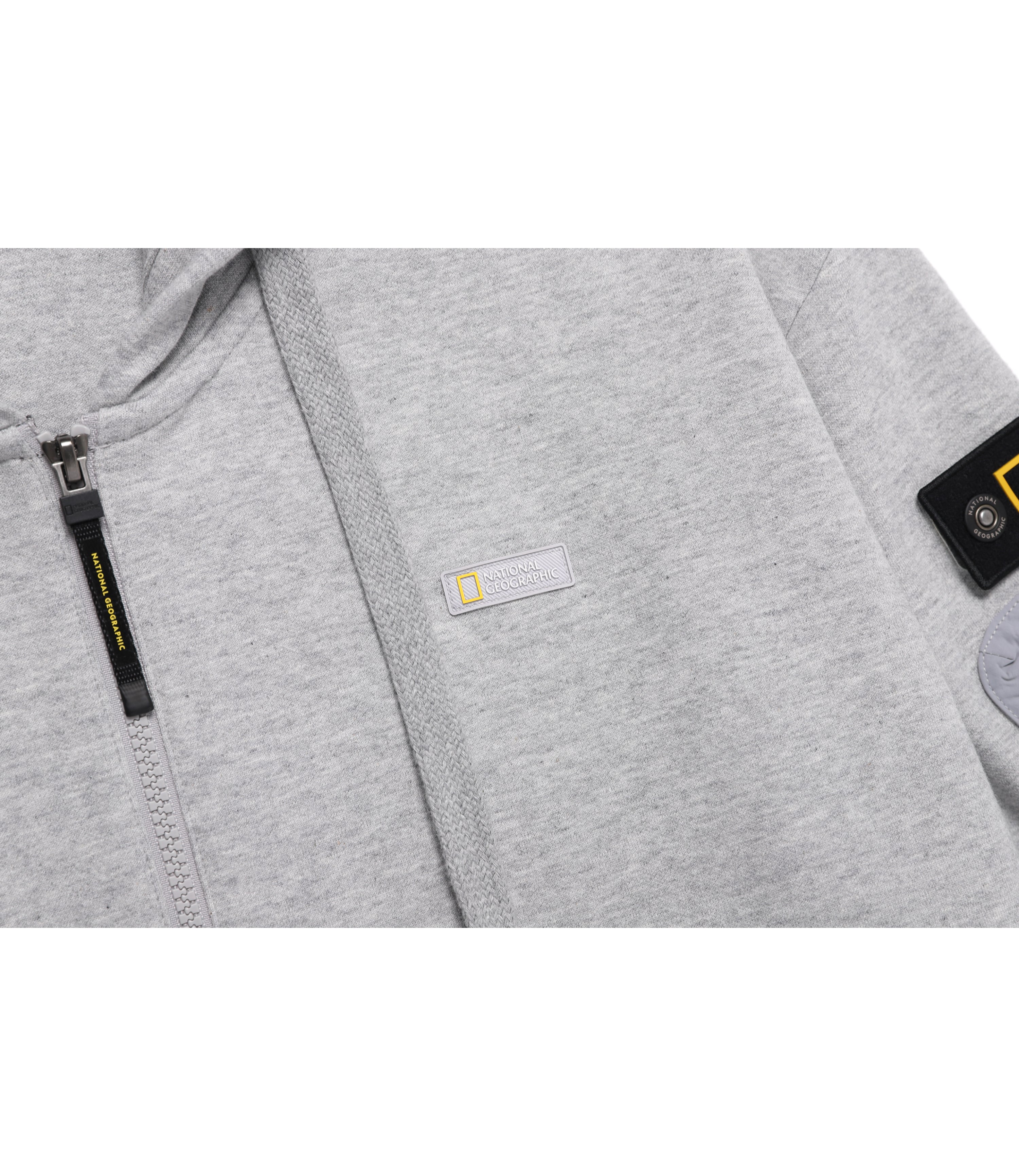 Unisex MARGAY Full Zip Up Hooded Jacket<br>M/GREY