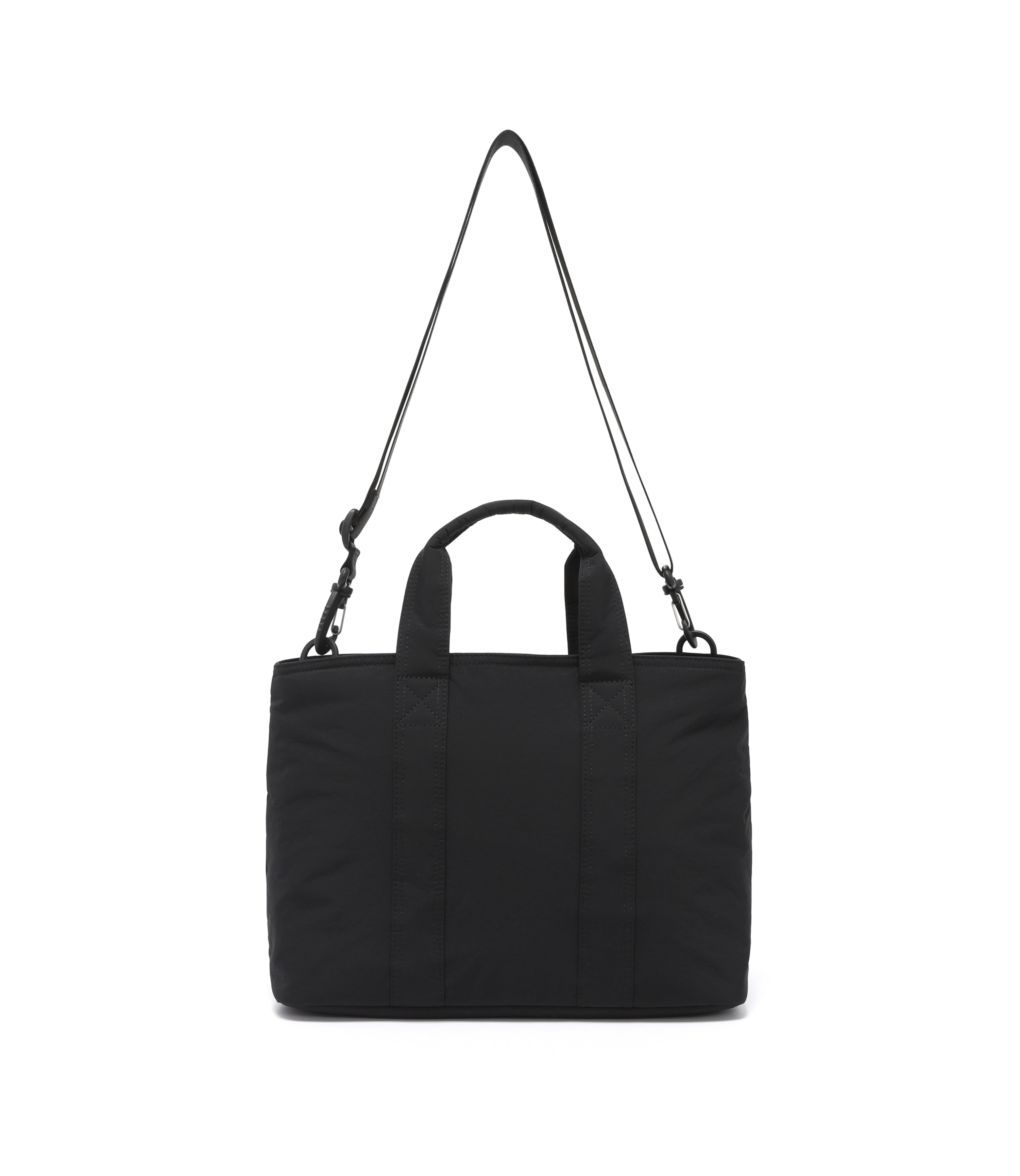 Light Wide Tote Bag<br>BLACK