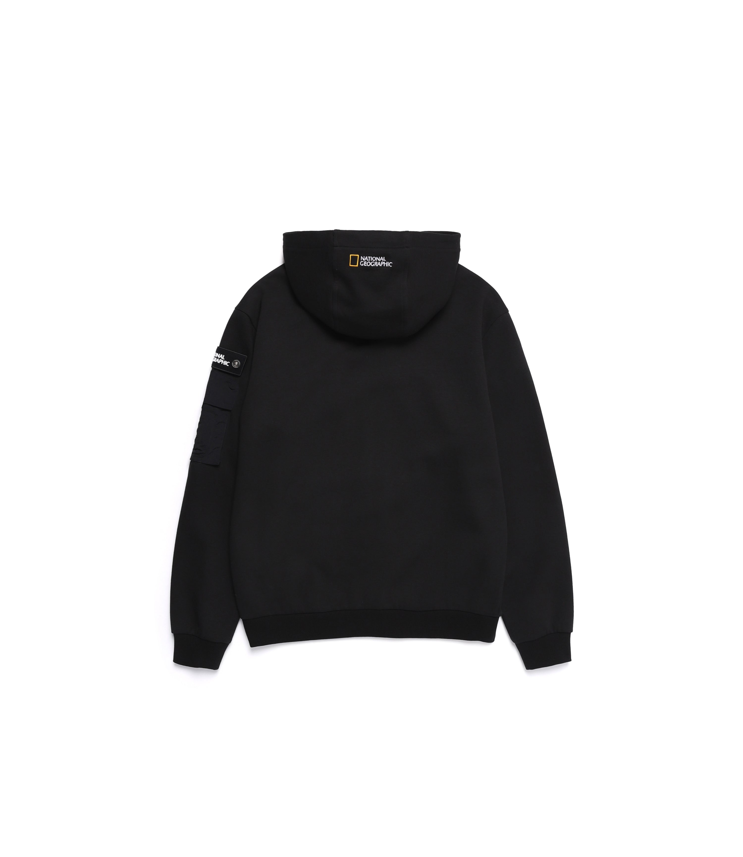 Unisex MARGAY Full Zip Up Hooded Jacket<br>CARBON BLACK