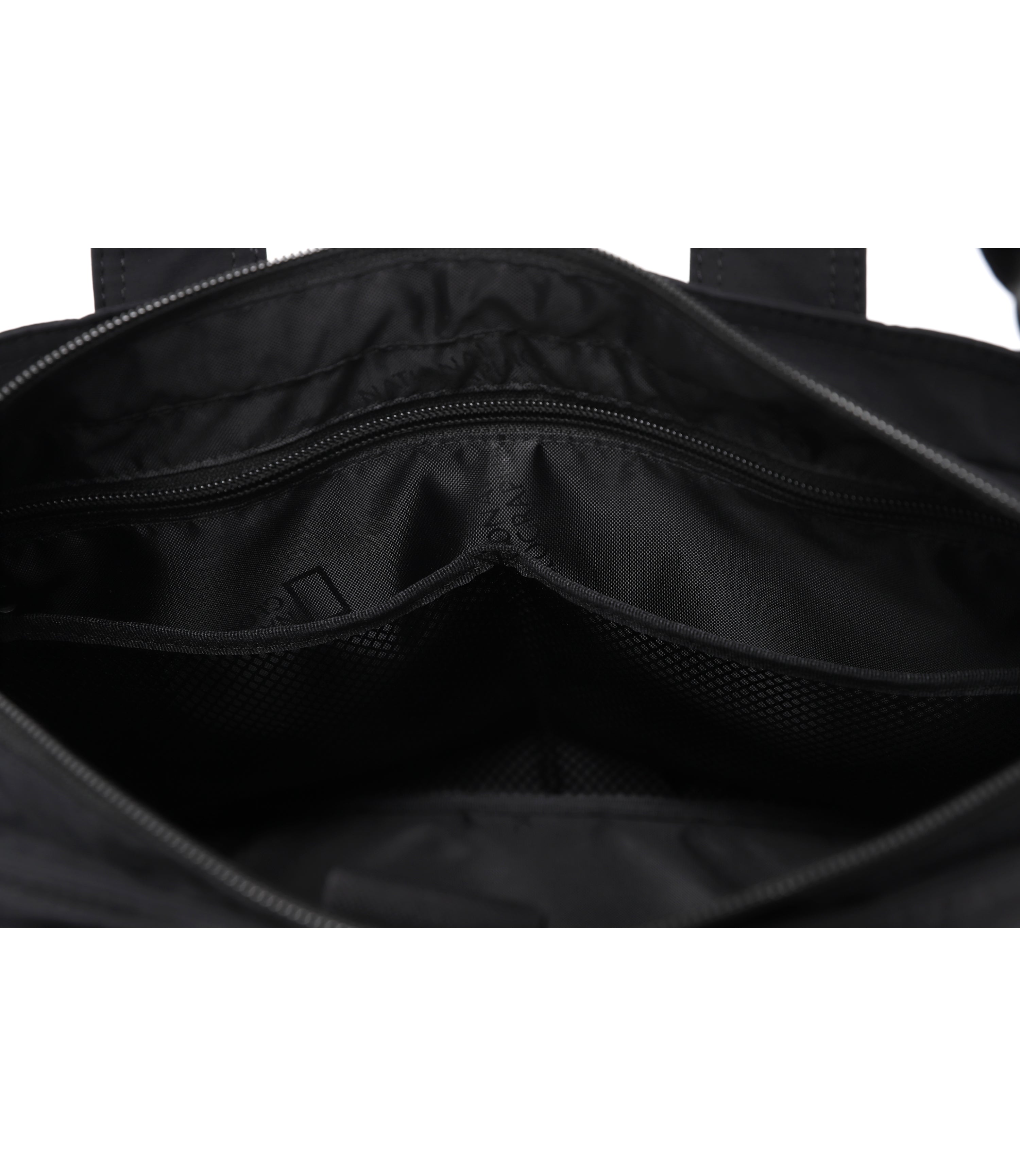 Light Wide Tote Bag<br>BLACK
