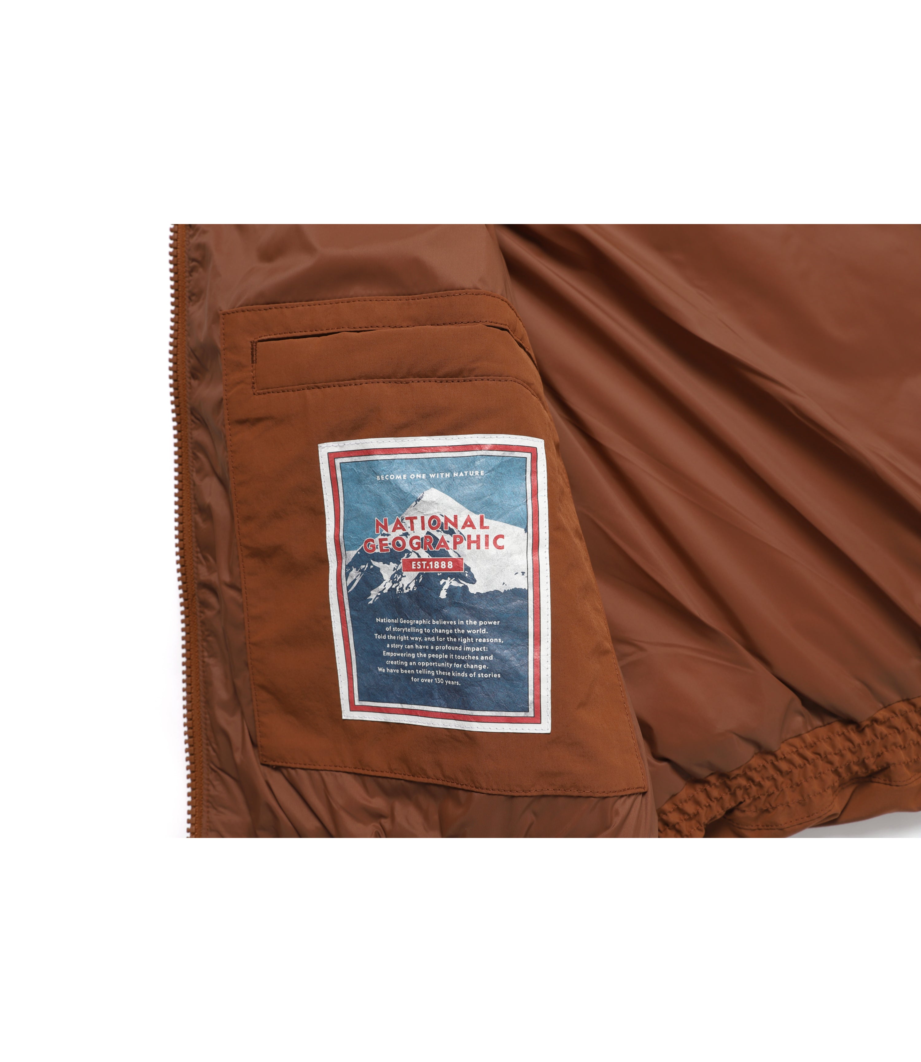 Women's HERON U-Neck Light Down Vest<br>BRICK