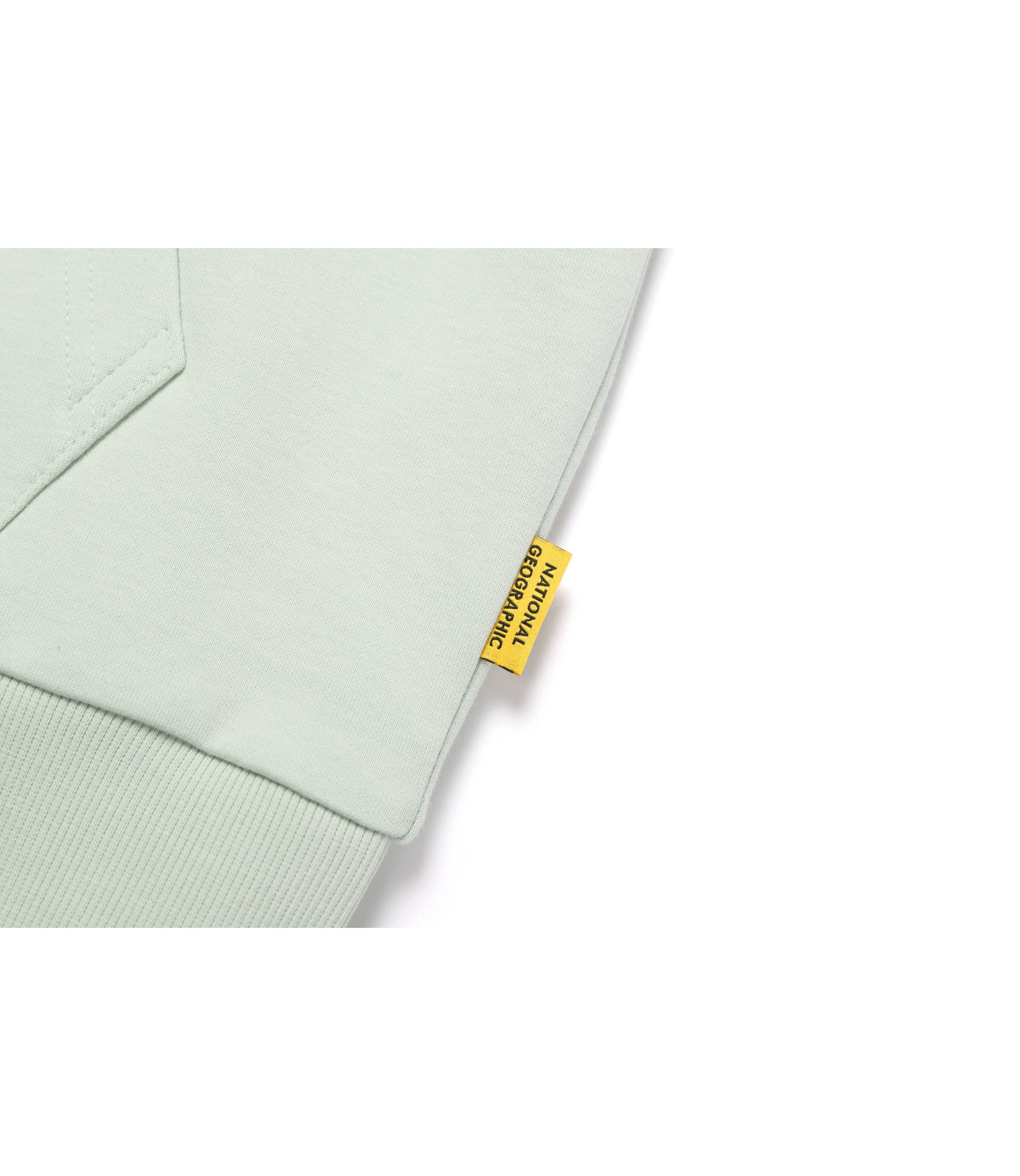 Unisex FOLHAS Small Logo Basic Fit Hoody<br>MINT