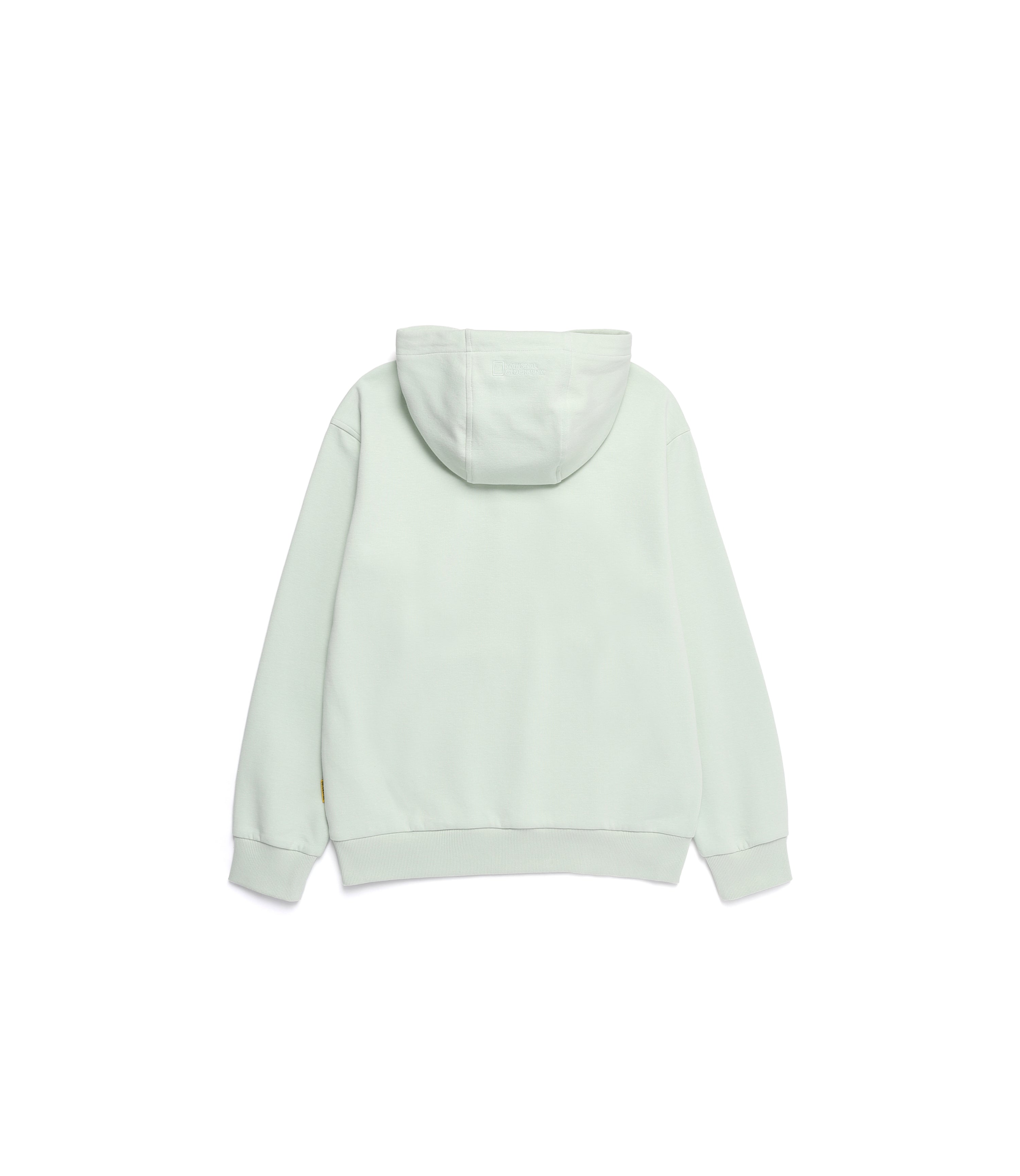 Unisex FOLHAS Small Logo Basic Fit Hoody<br>MINT