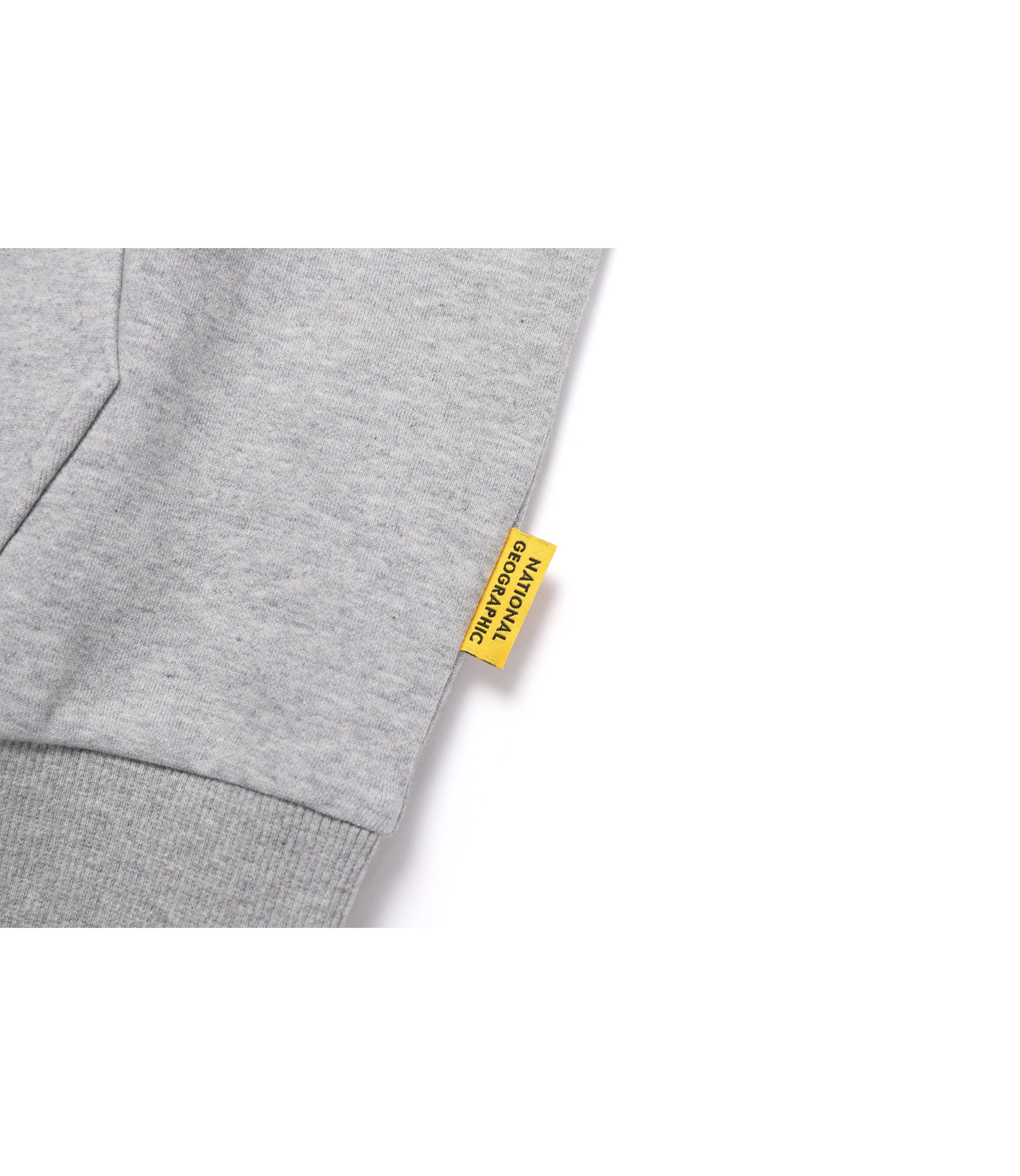 Unisex FOLHAS Big Logo Basic Fit Hoody<br>M/GREY