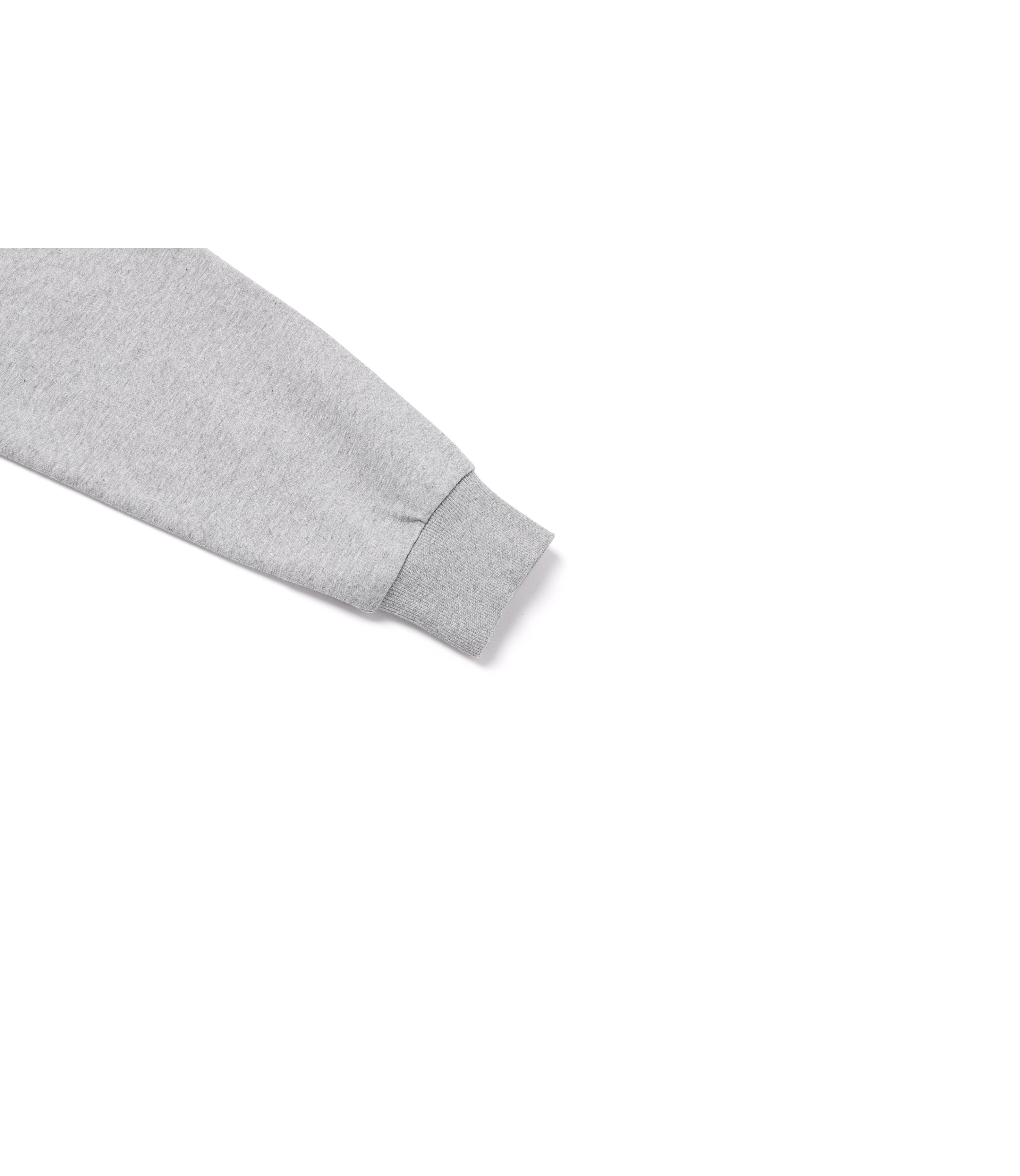 Unisex FOLHAS Big Logo Basic Fit Hoody<br>M/GREY