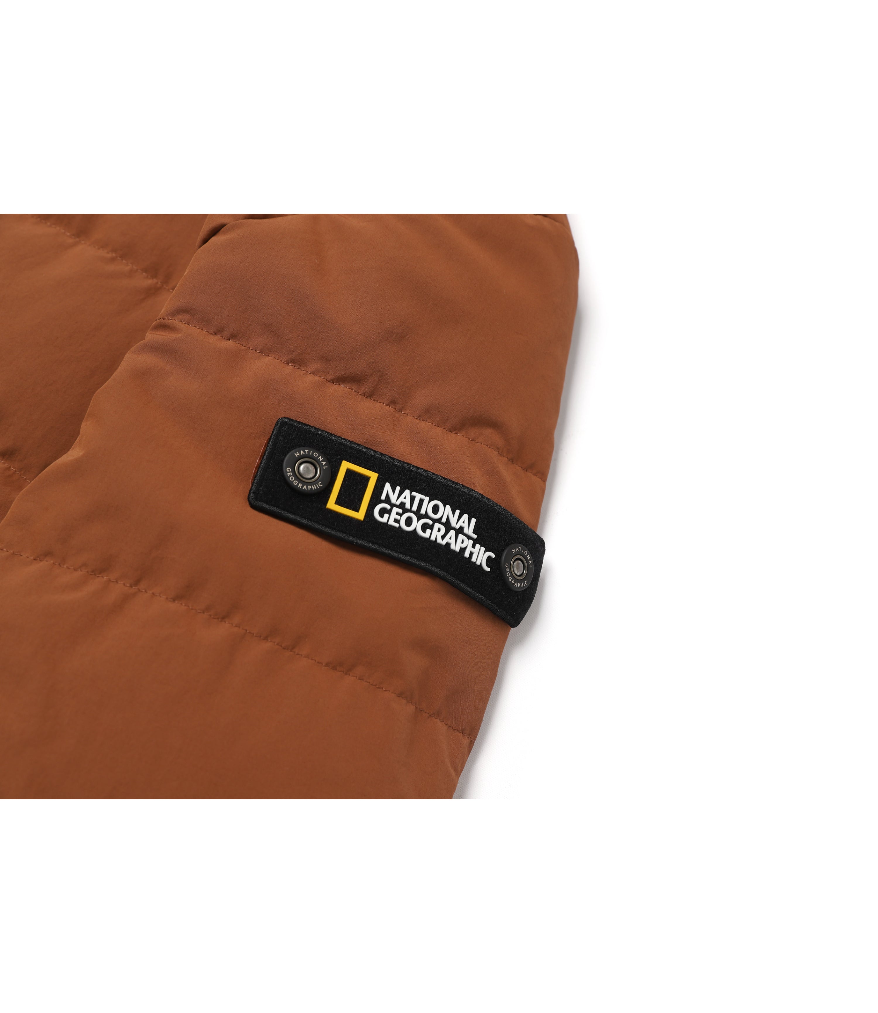 Women's HERON U-Neck Light Down Jacket<br>BRICK