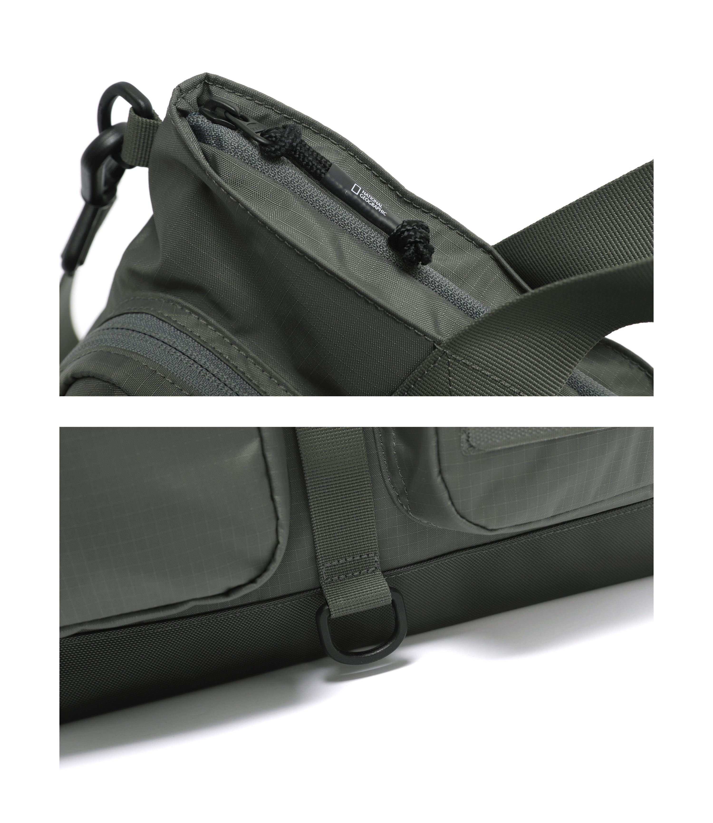 CREST Helmet Tote Bag<br>KHAKI