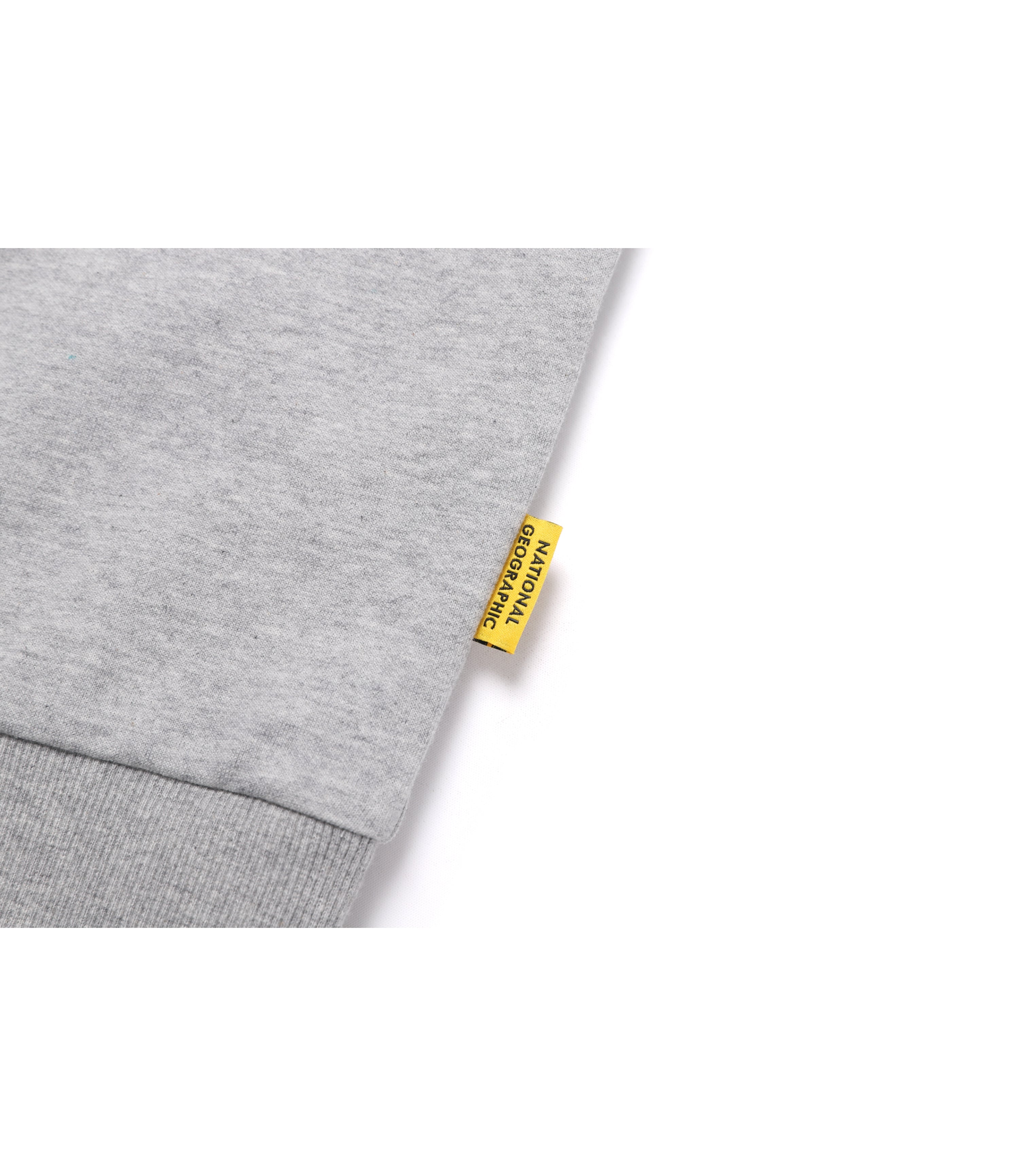 Unisex FOLHAS Big Logo Basic Fit Sweatshirt<br>M/GREY