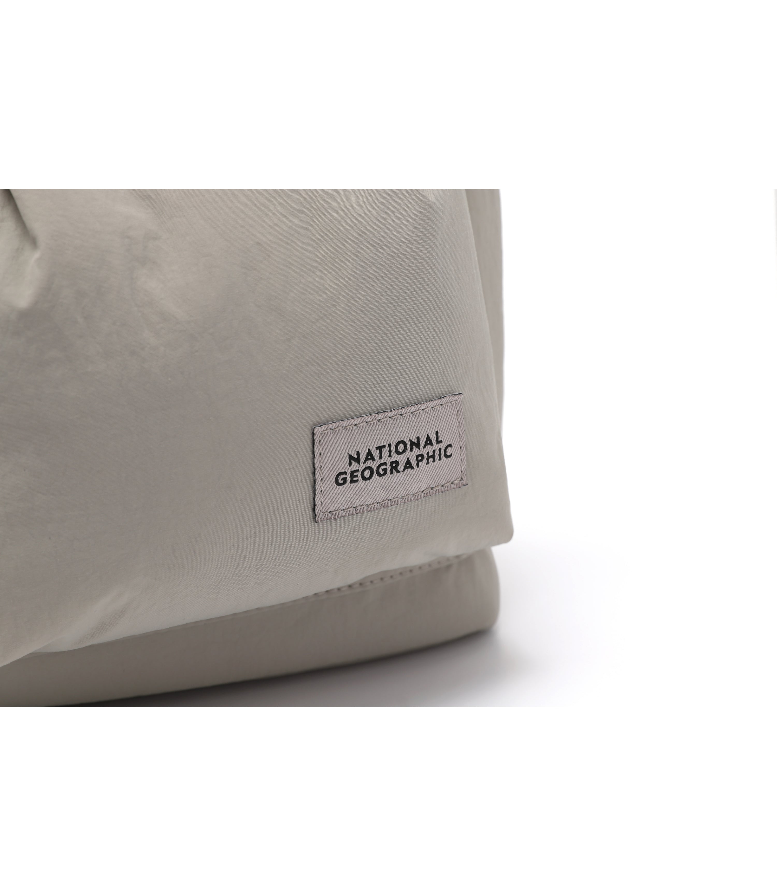 Light Wide Tote Bag<br>BEIGE
