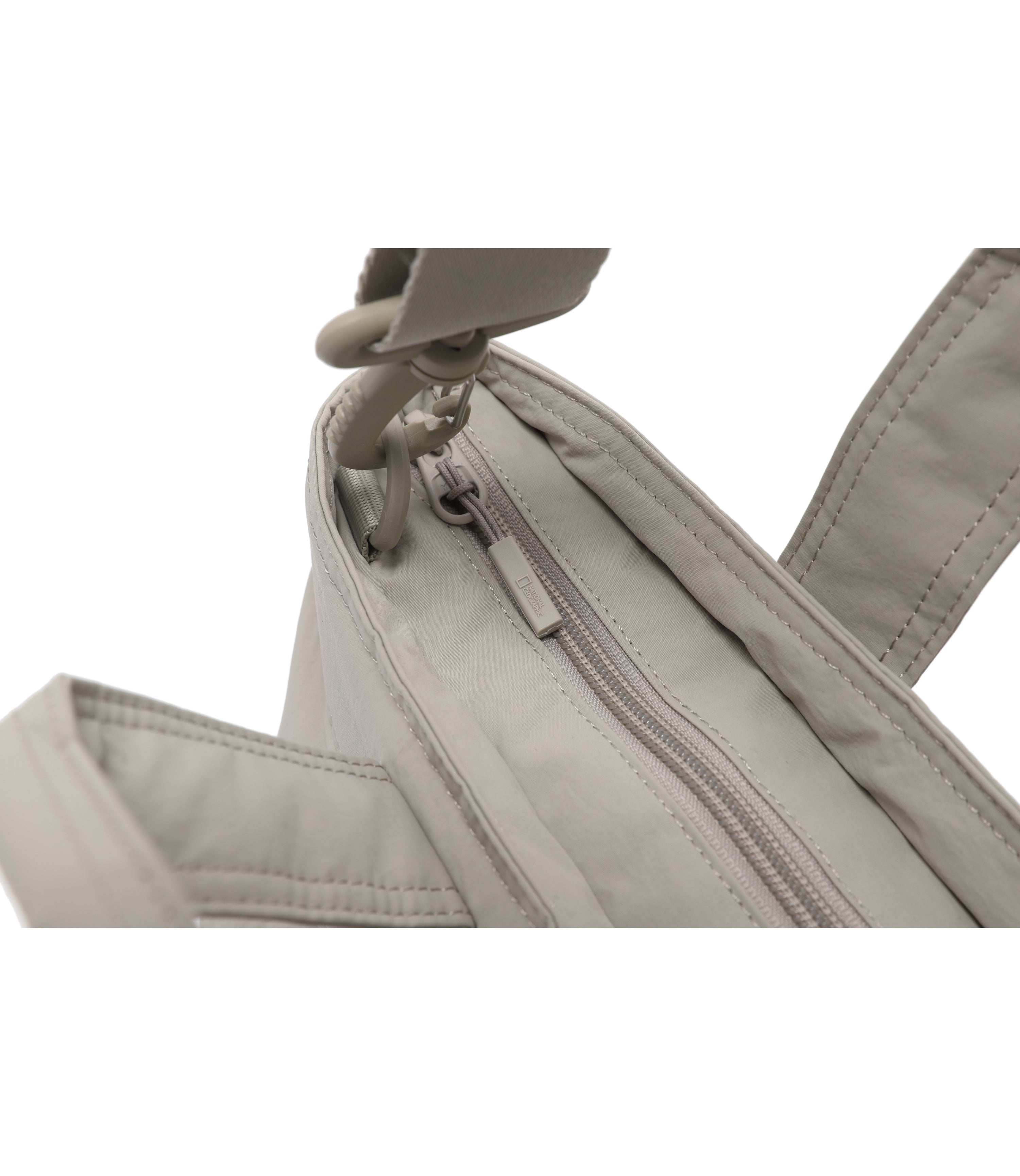 Light Wide Tote Bag<br>BEIGE